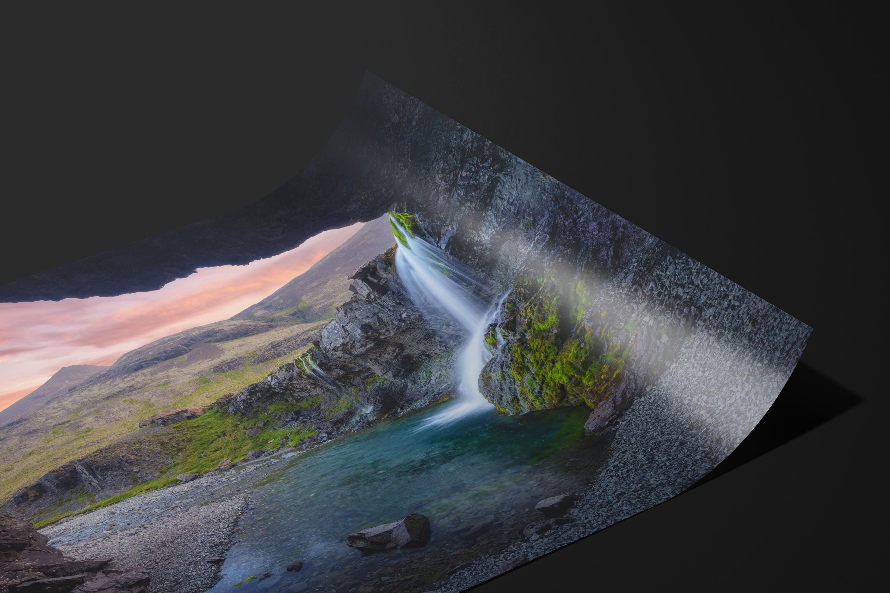 Skutafoss Iceland Waterfall
