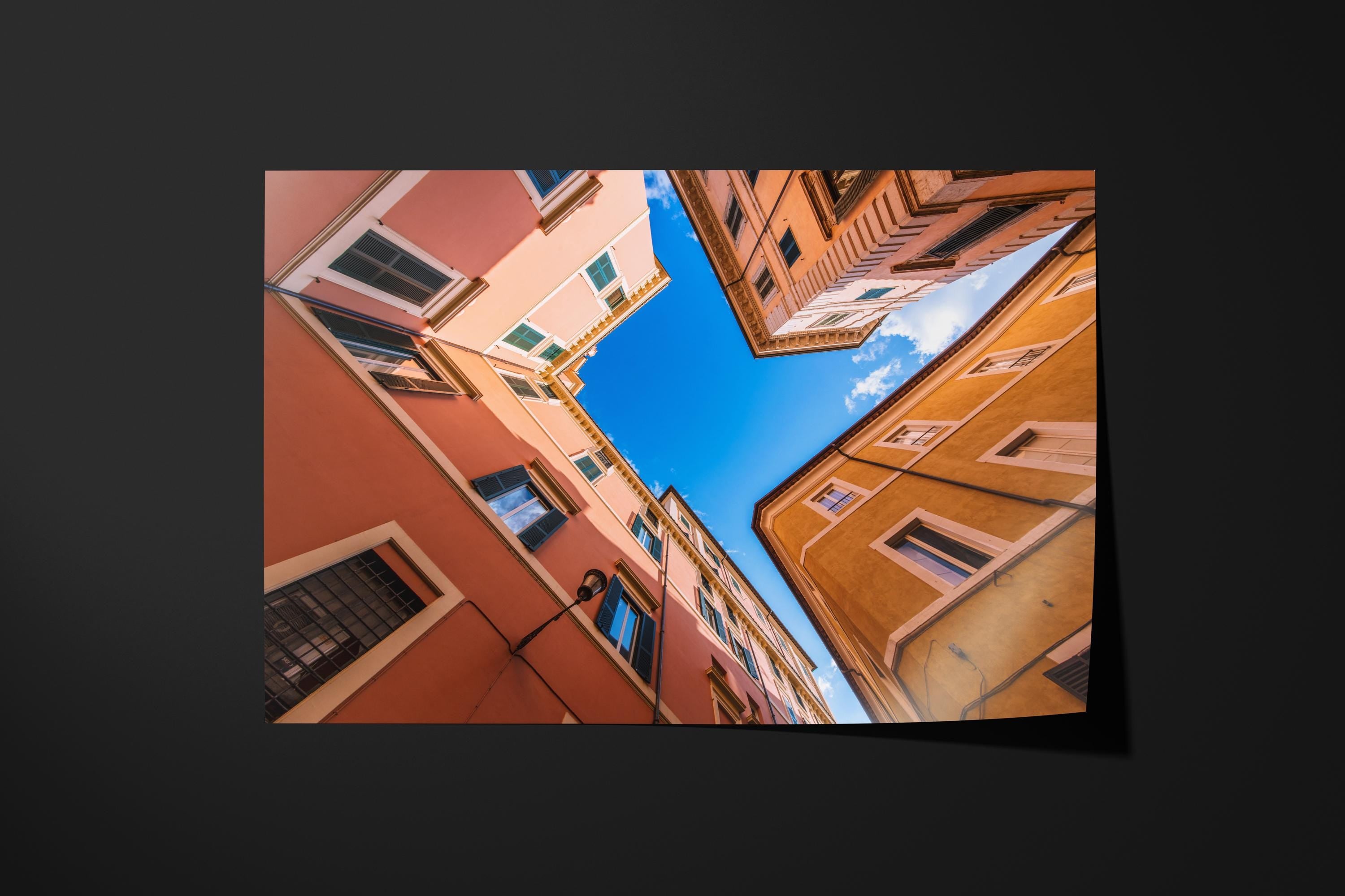 Colorful European Alleyway