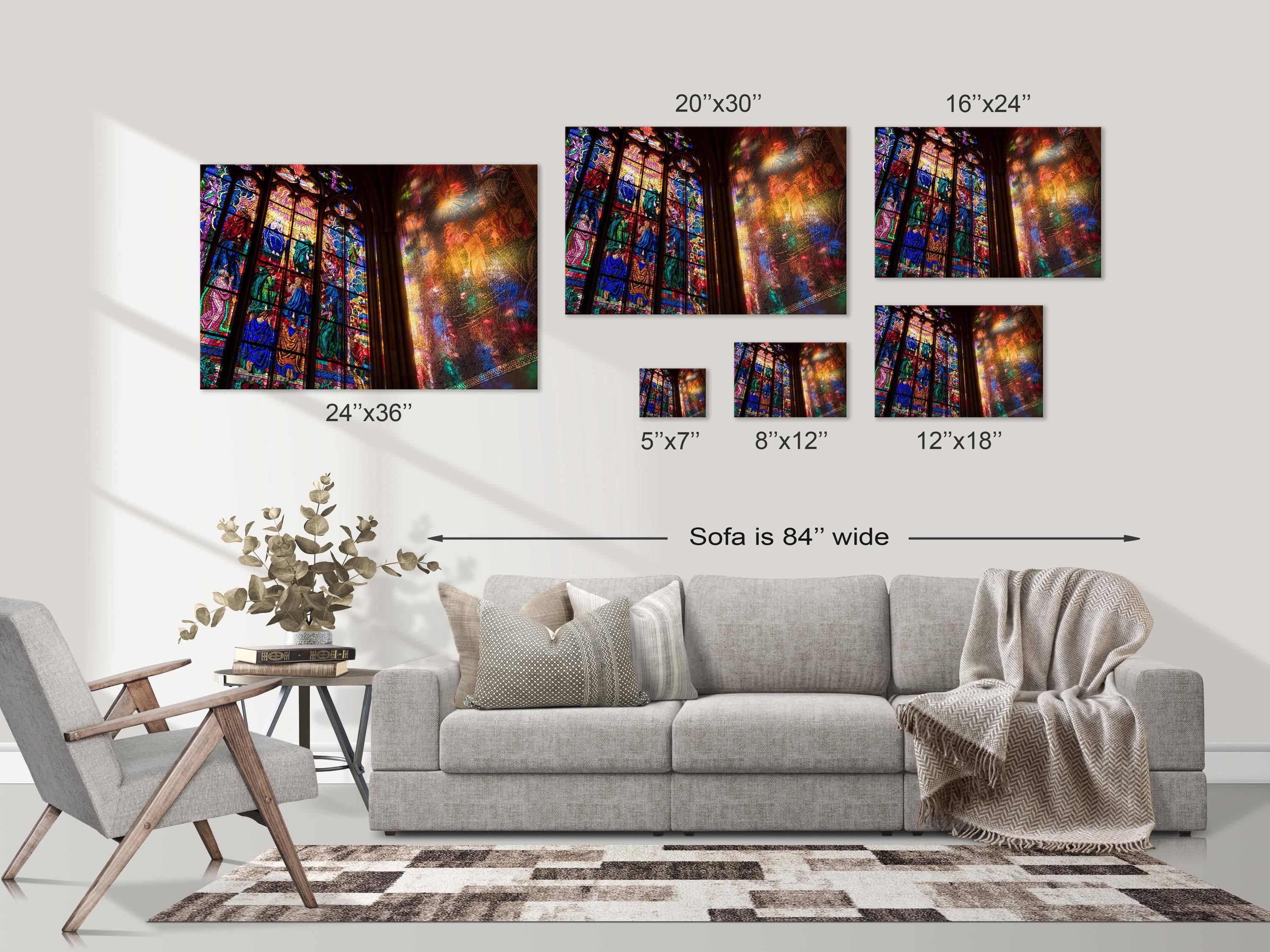 Stained Glass Cathedral Light