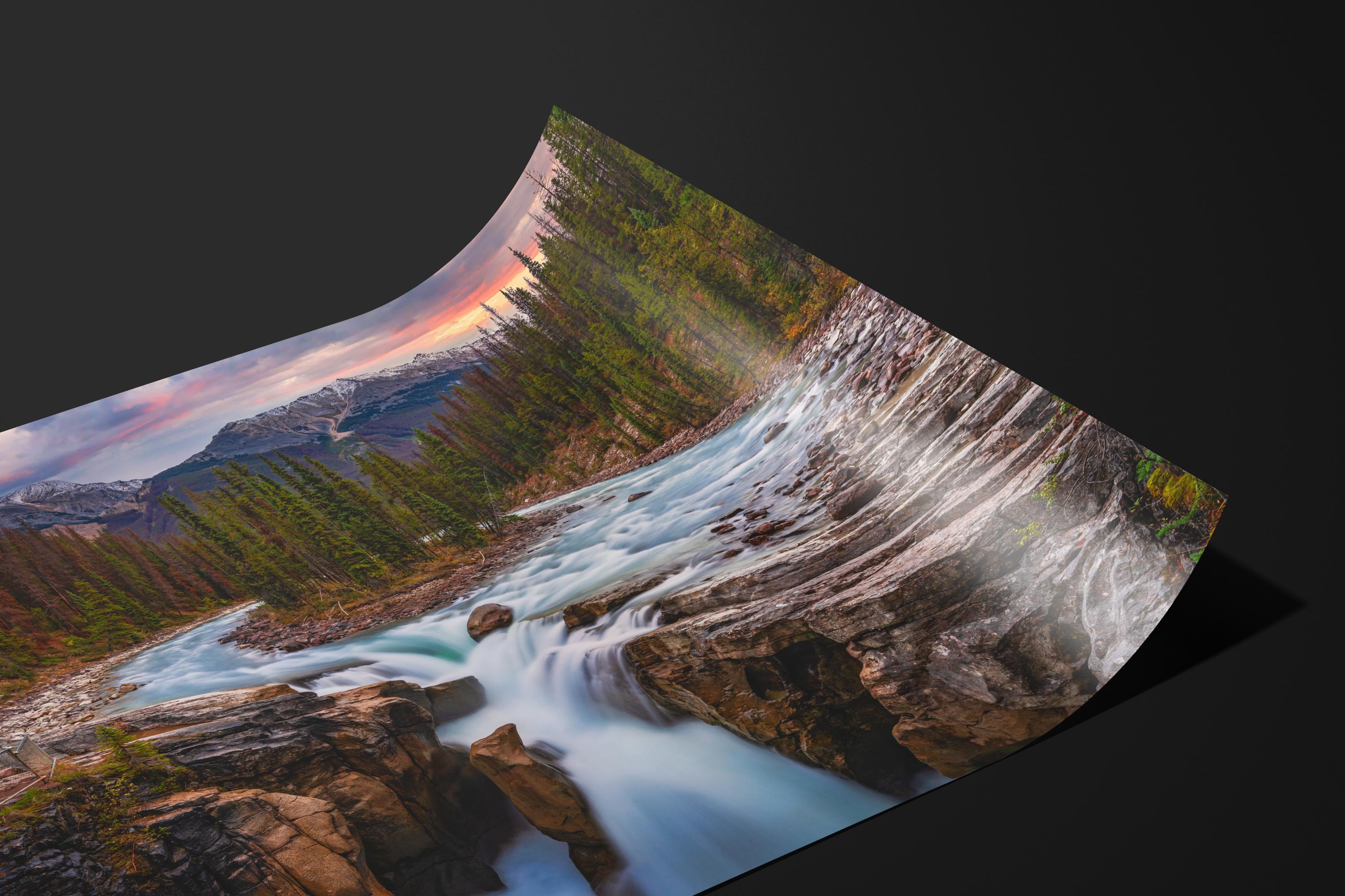 Sunwapta Falls Sunset