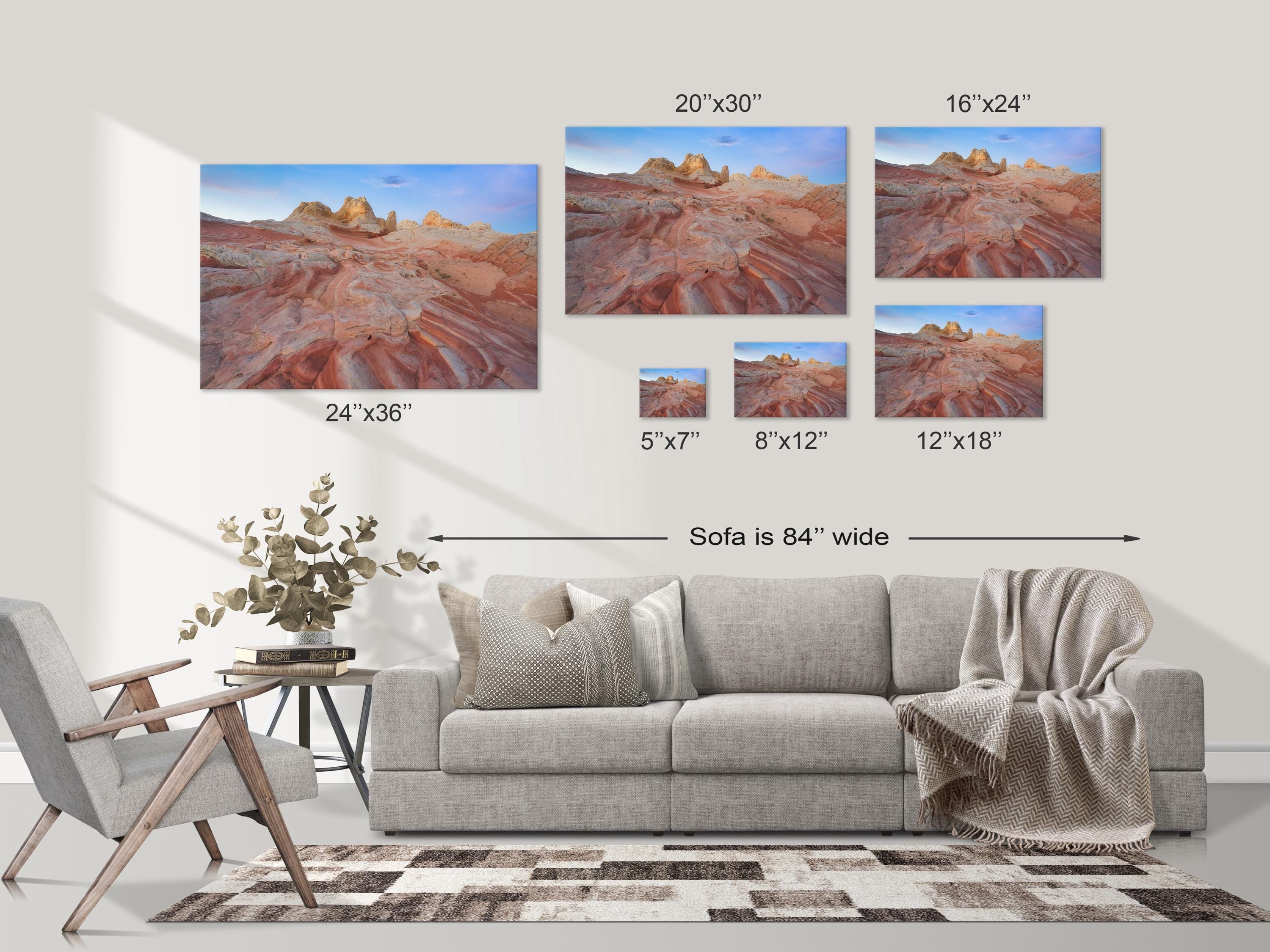White Pocket Arizona Wall Art