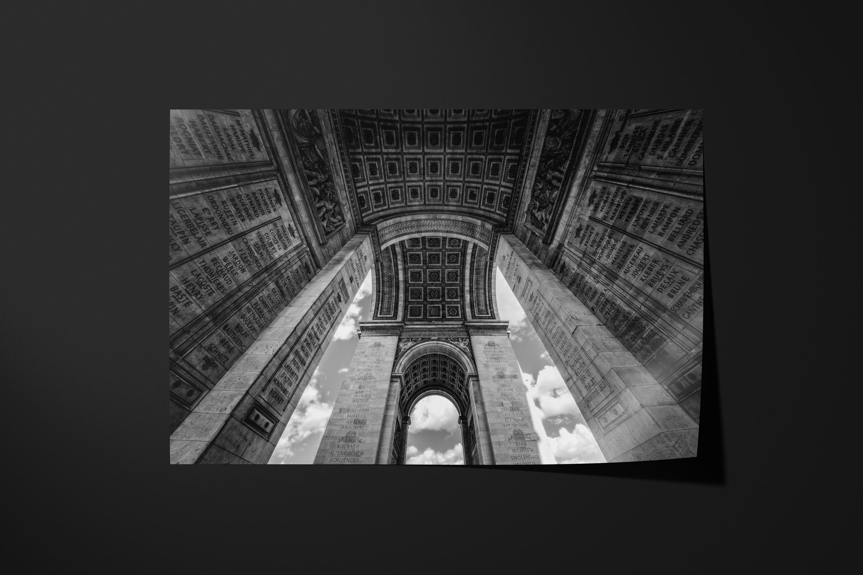 Arc de Triomphe Black and White