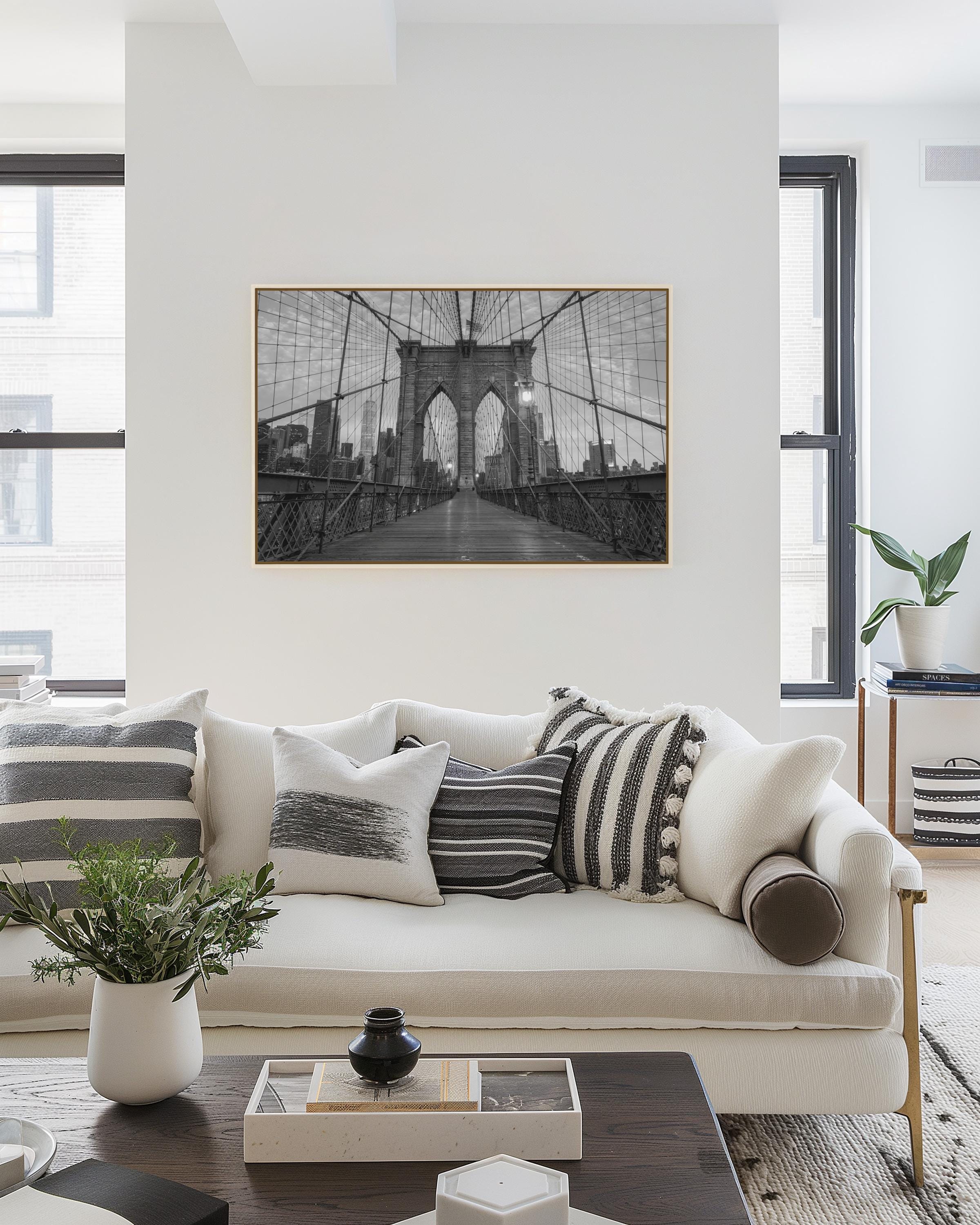 Brooklyn Bridge NYC Black and White