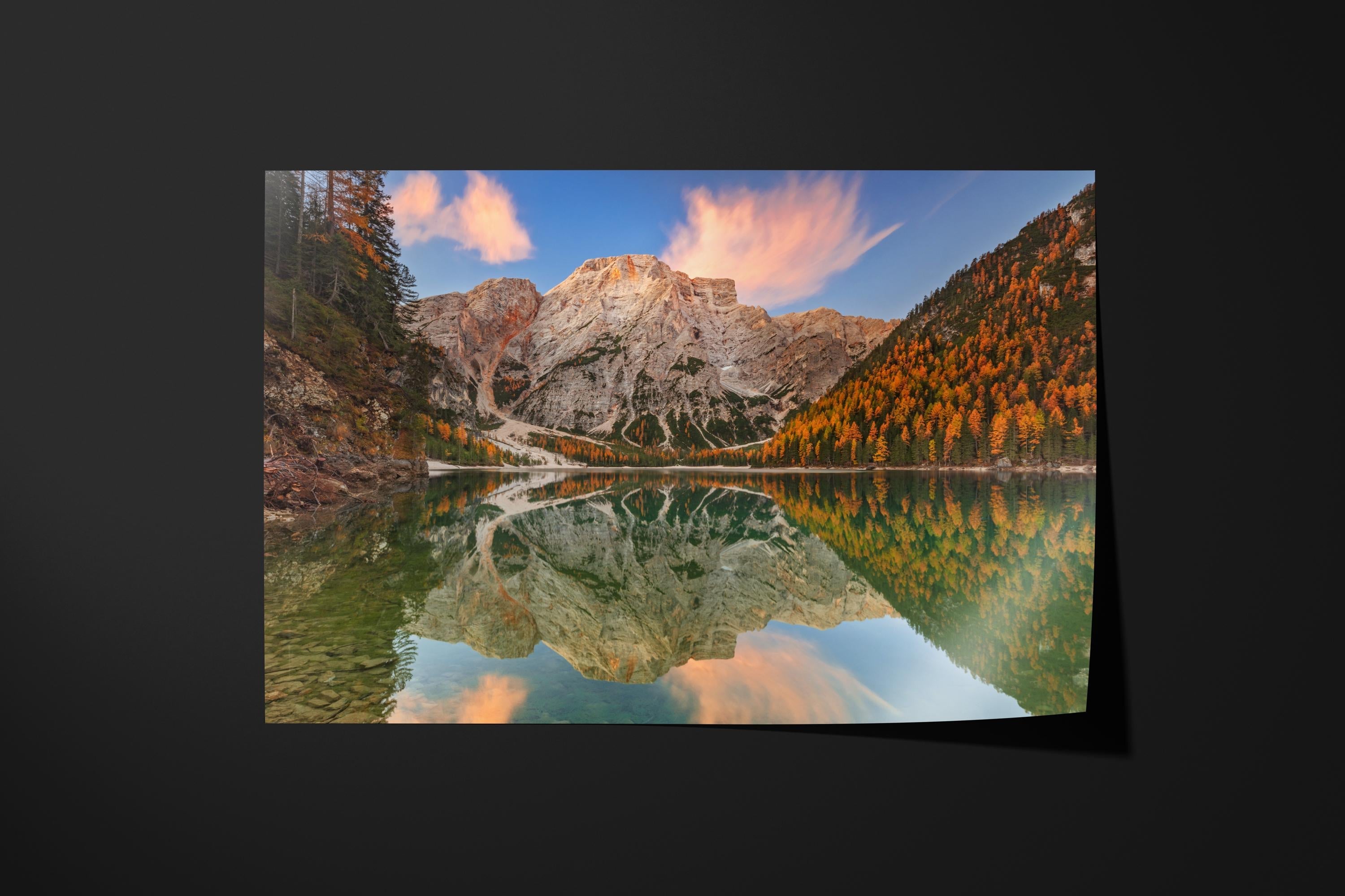 Autumn Reflection in the Dolomites