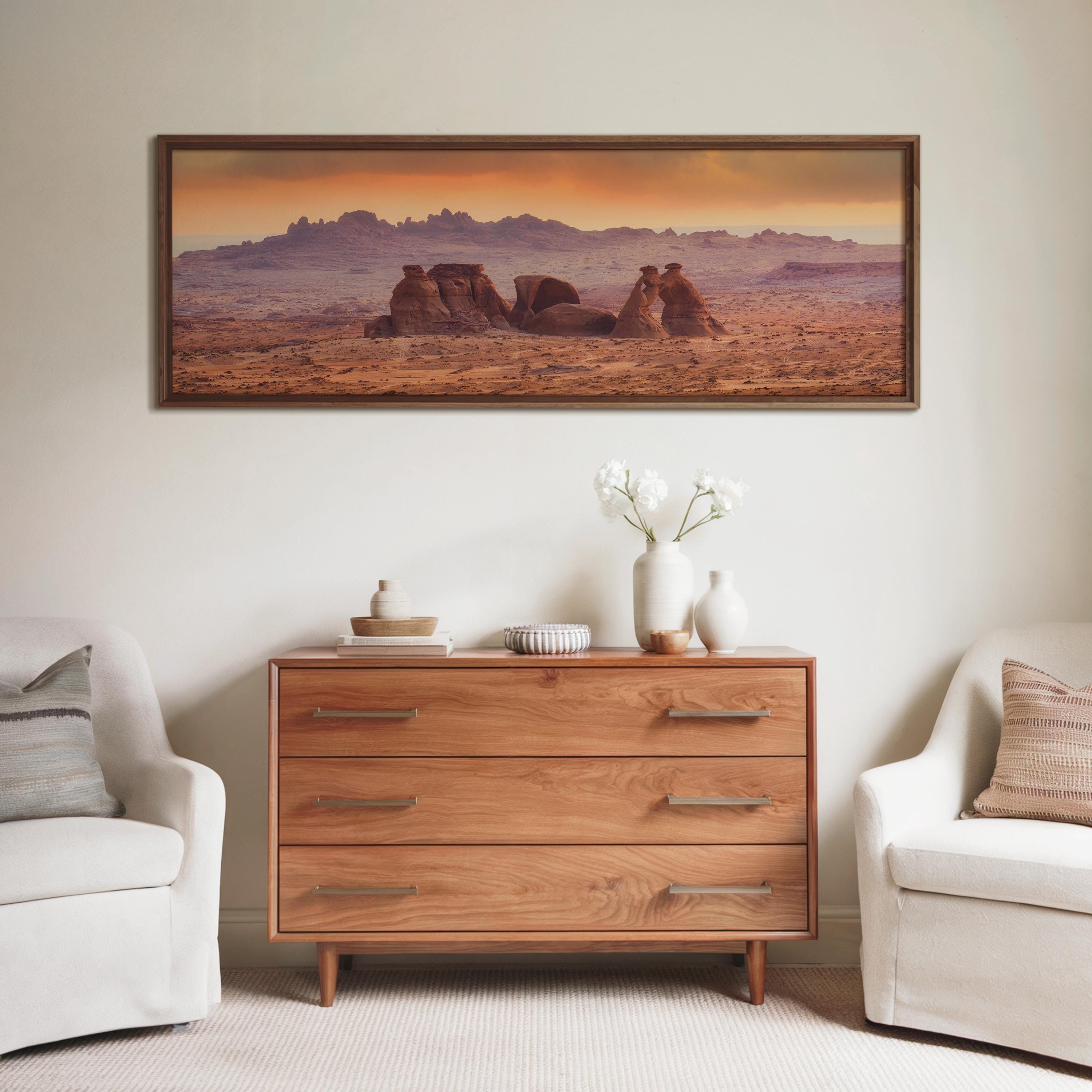Sunset Over Mahajah Rocks – AlUla Desert