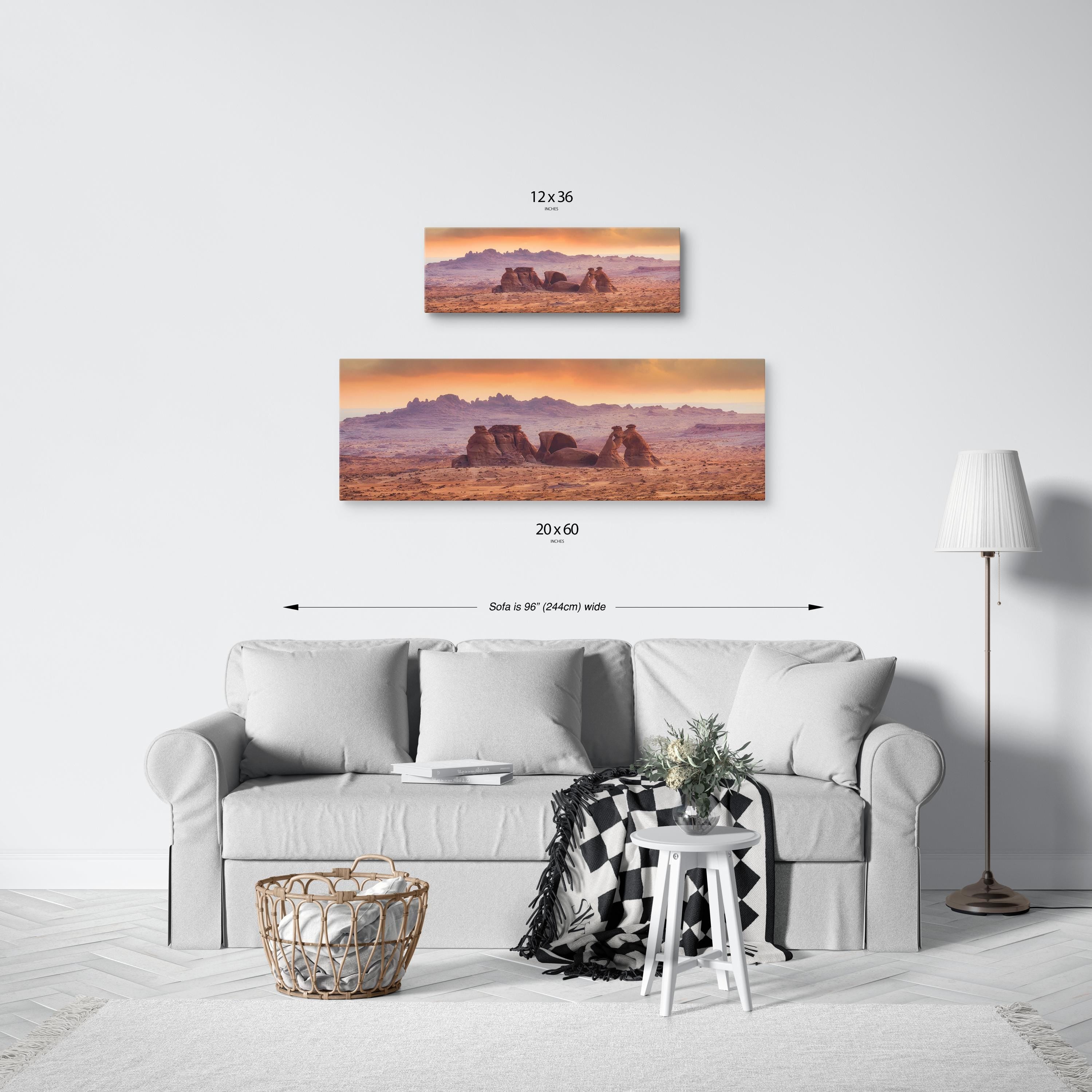 Sunset Over Mahajah Rocks – AlUla Desert