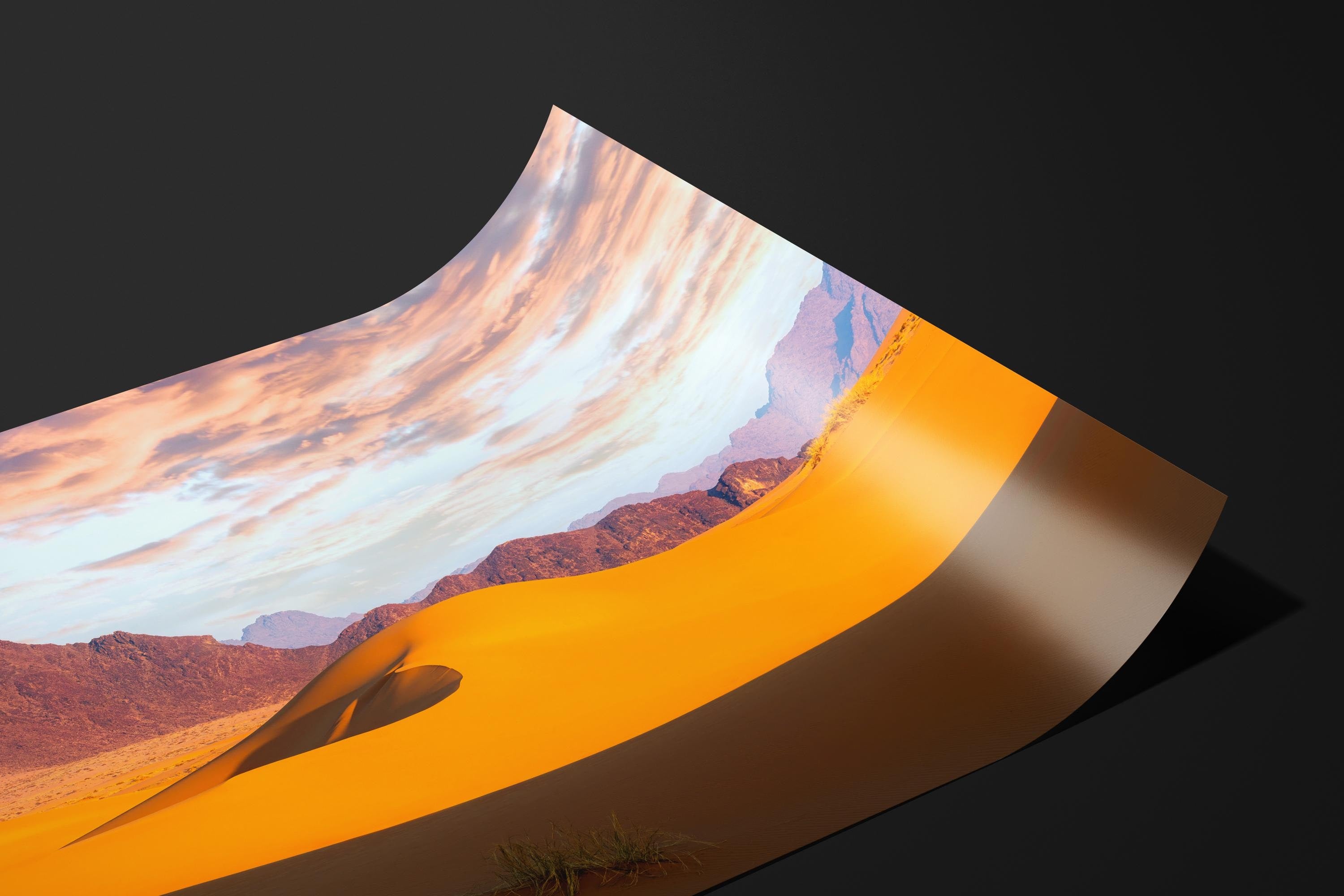 Sunset Glow Over Nafud Desert