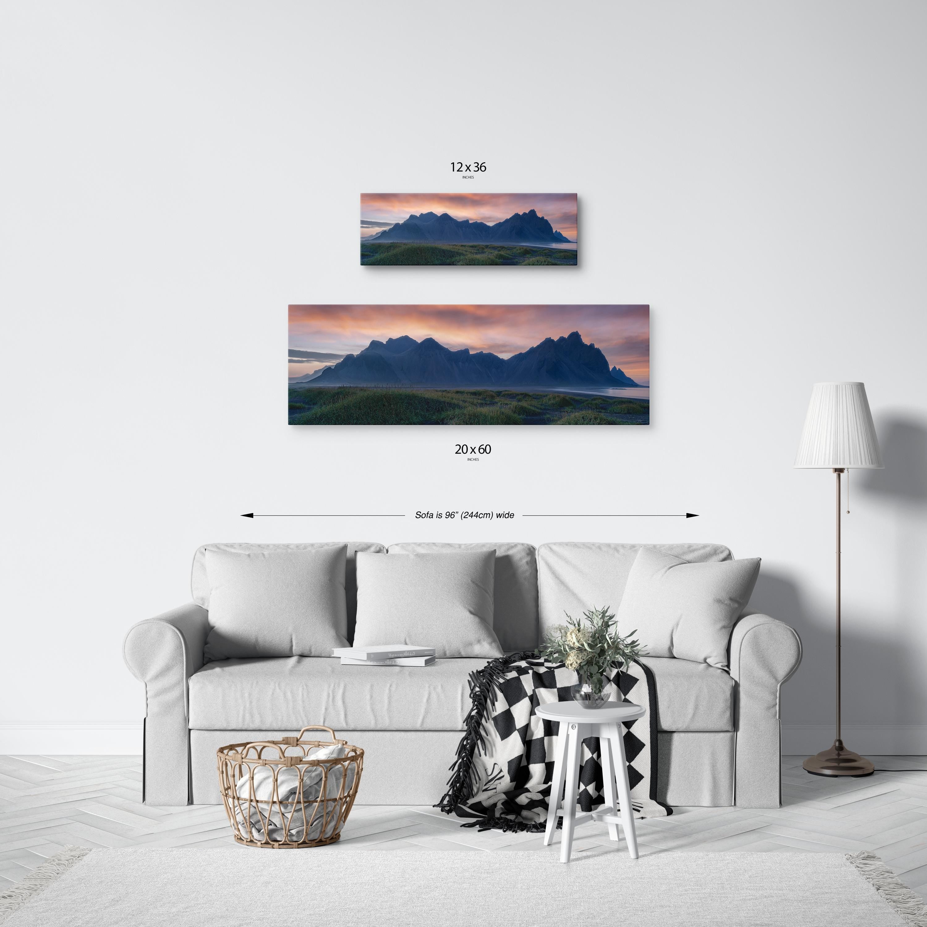 Stokksnes Iceland Sunrise: Vestrahorn Mountain