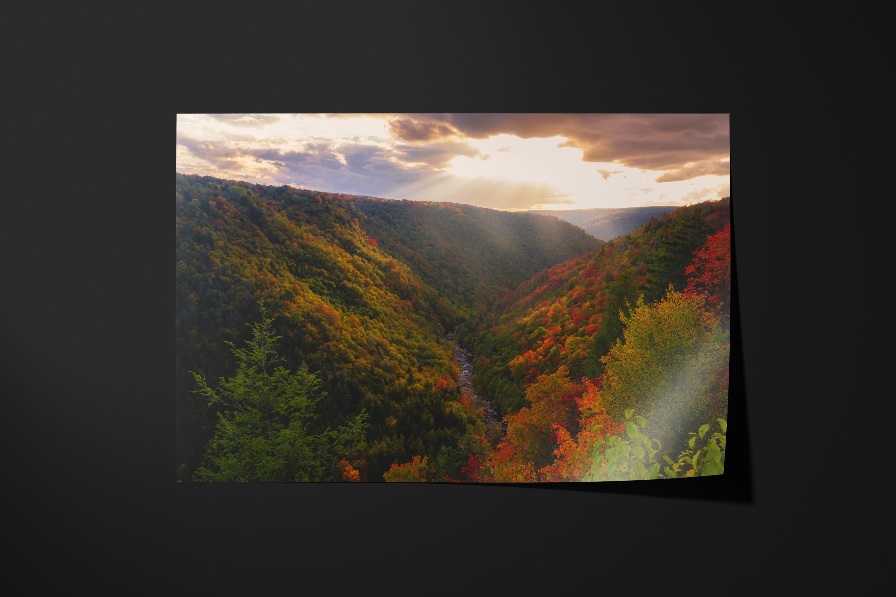 Pendleton Overlook Sunset