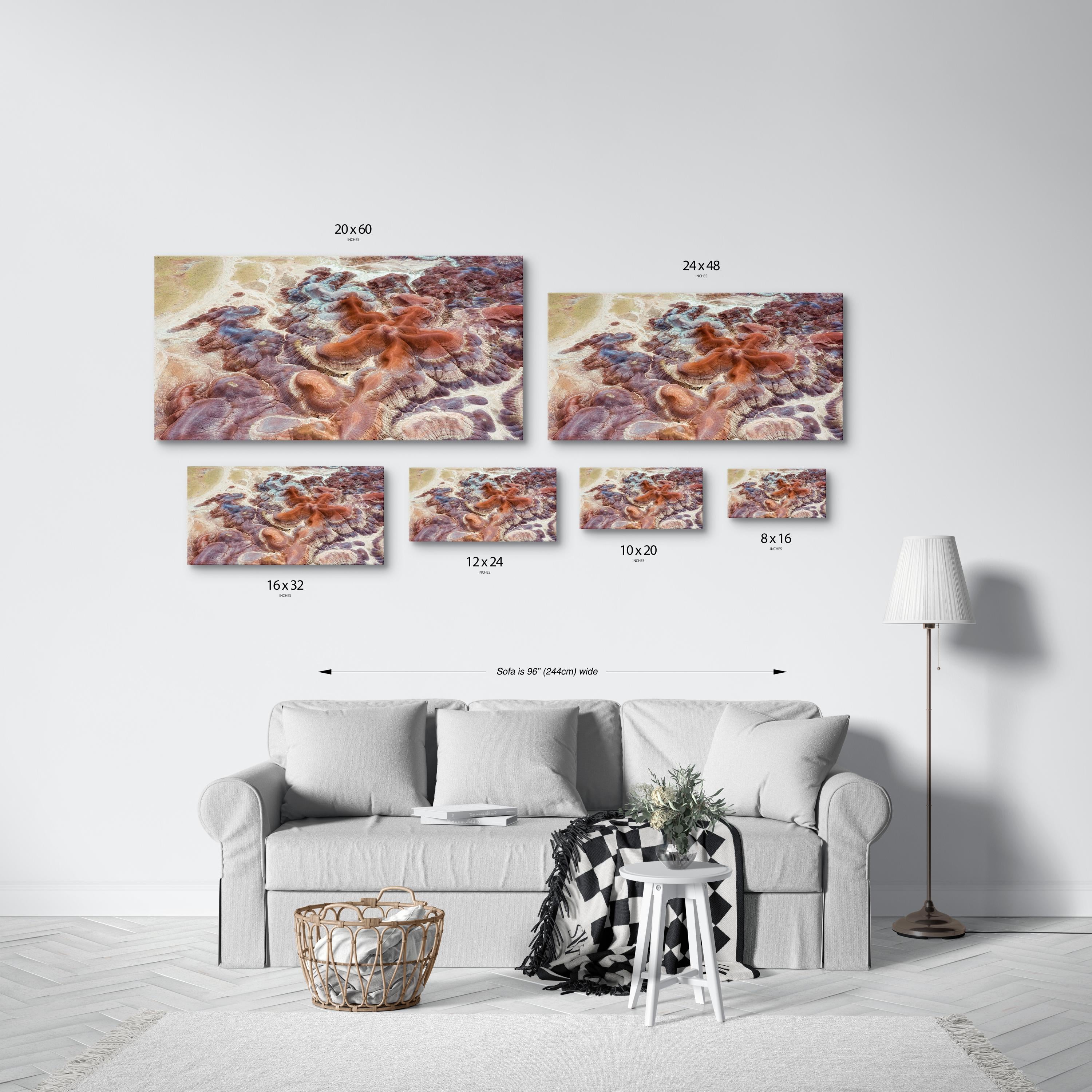 Starfish Butte Desert Aerial