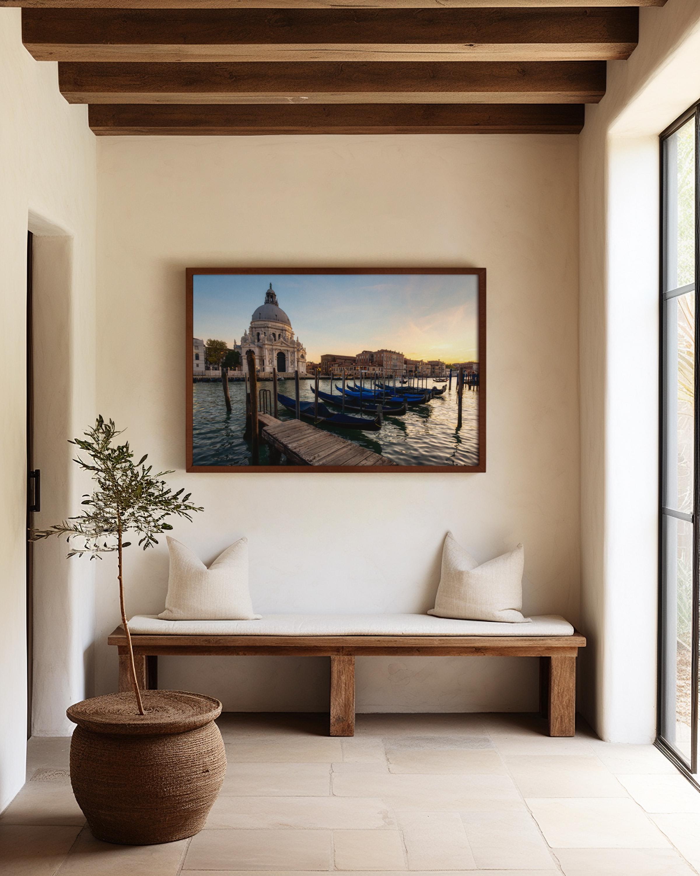 Venice Gondolas Sunset