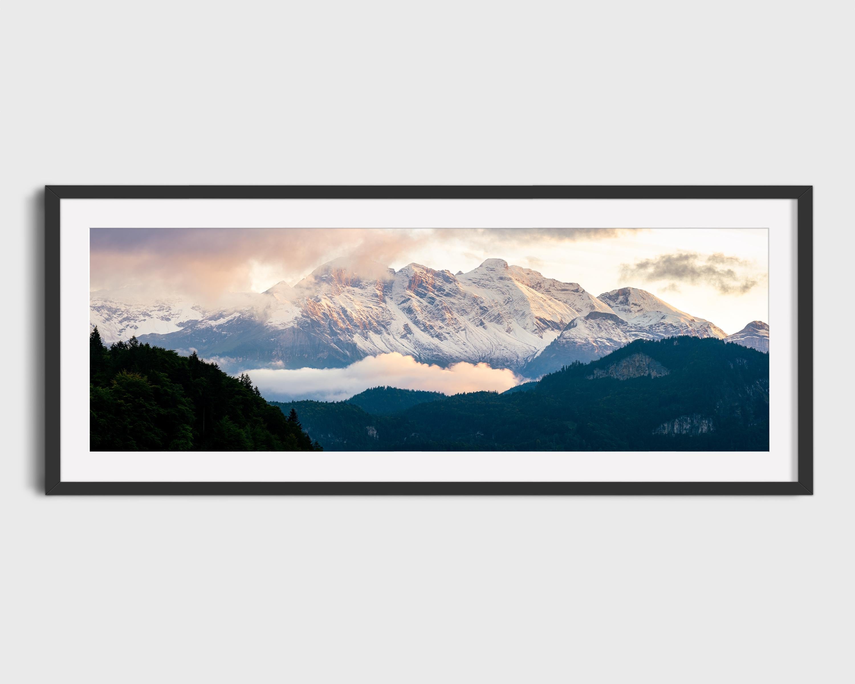 Swiss Alps Sunrise Panorama