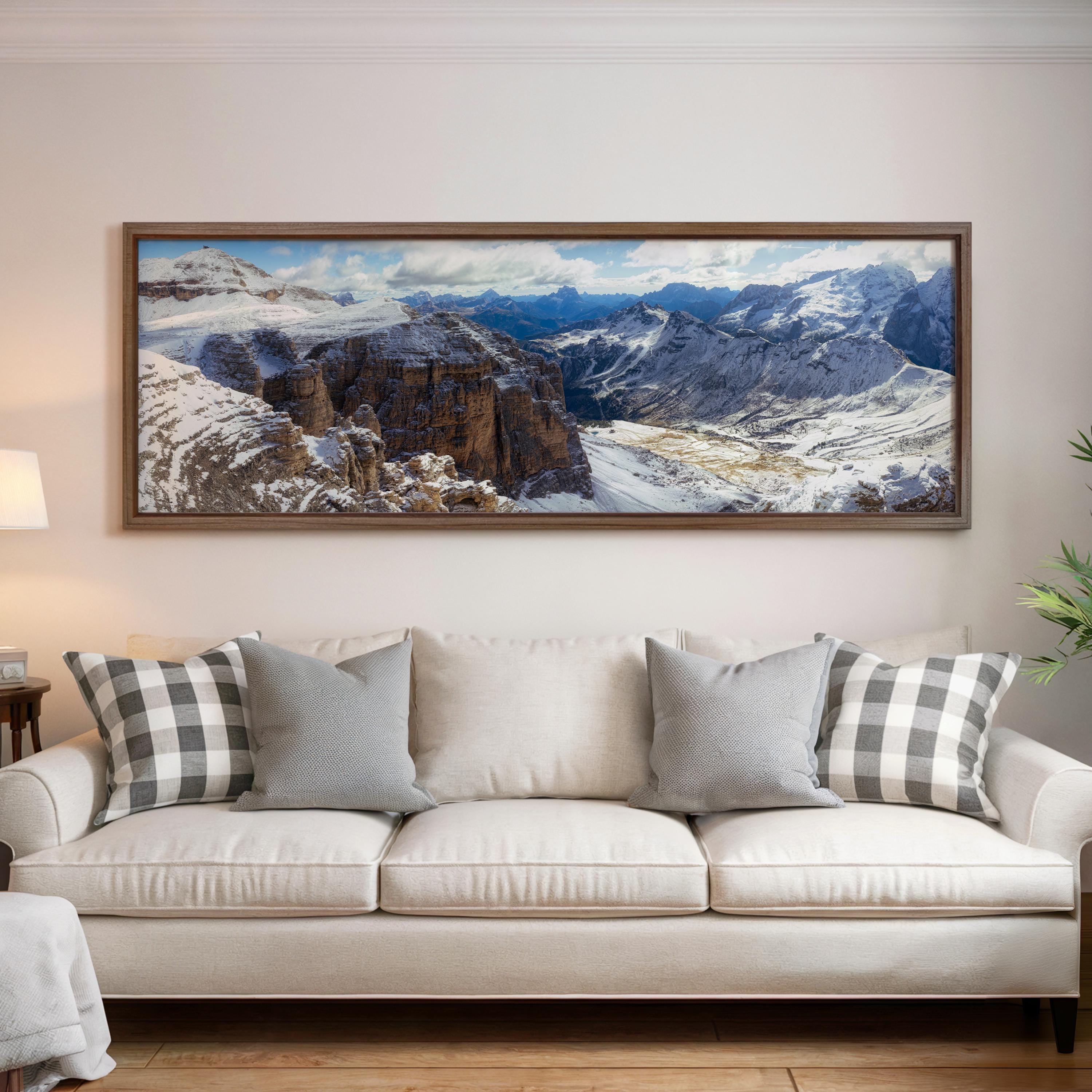 Dolomites Winter Panorama