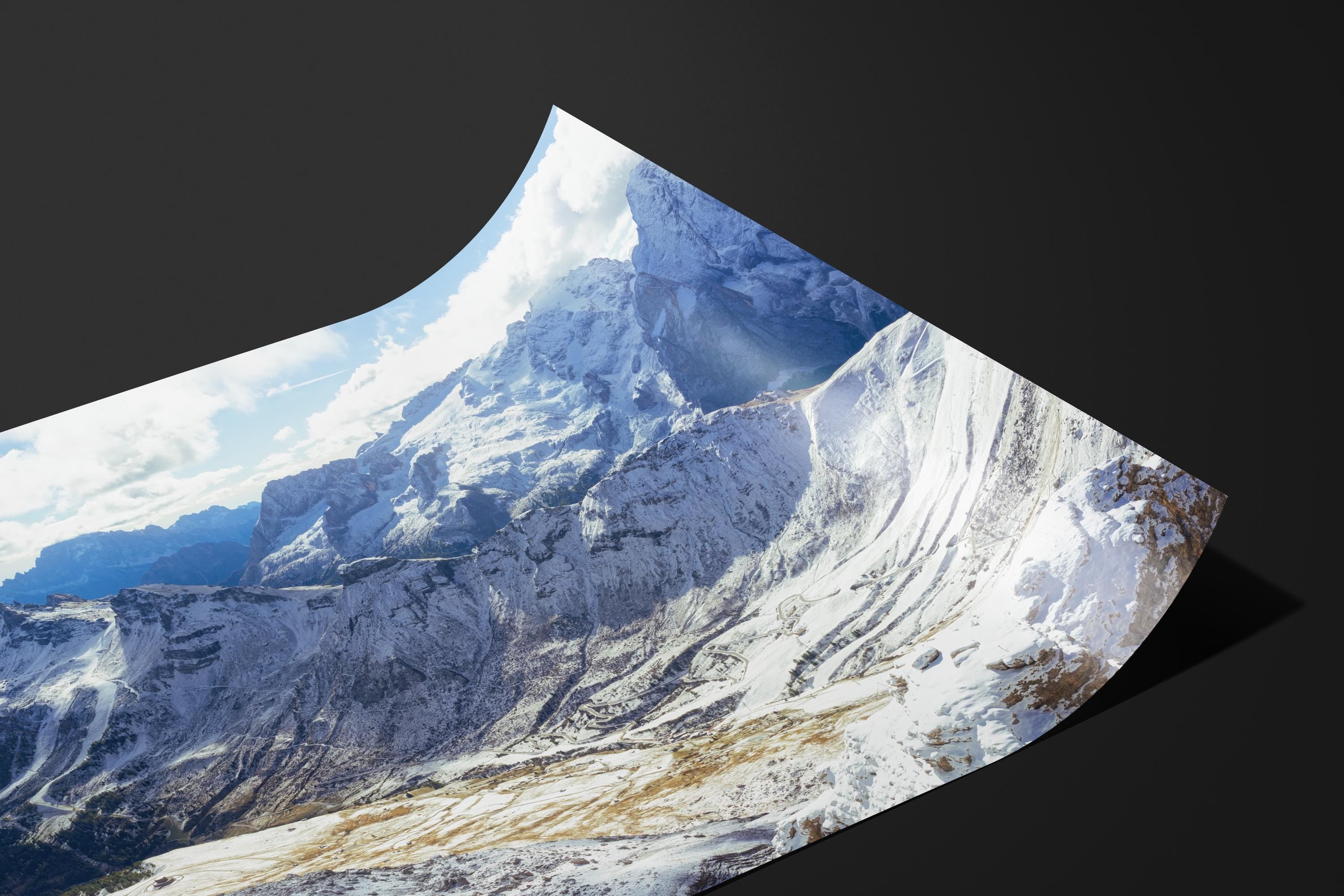 Dolomites Winter Panorama