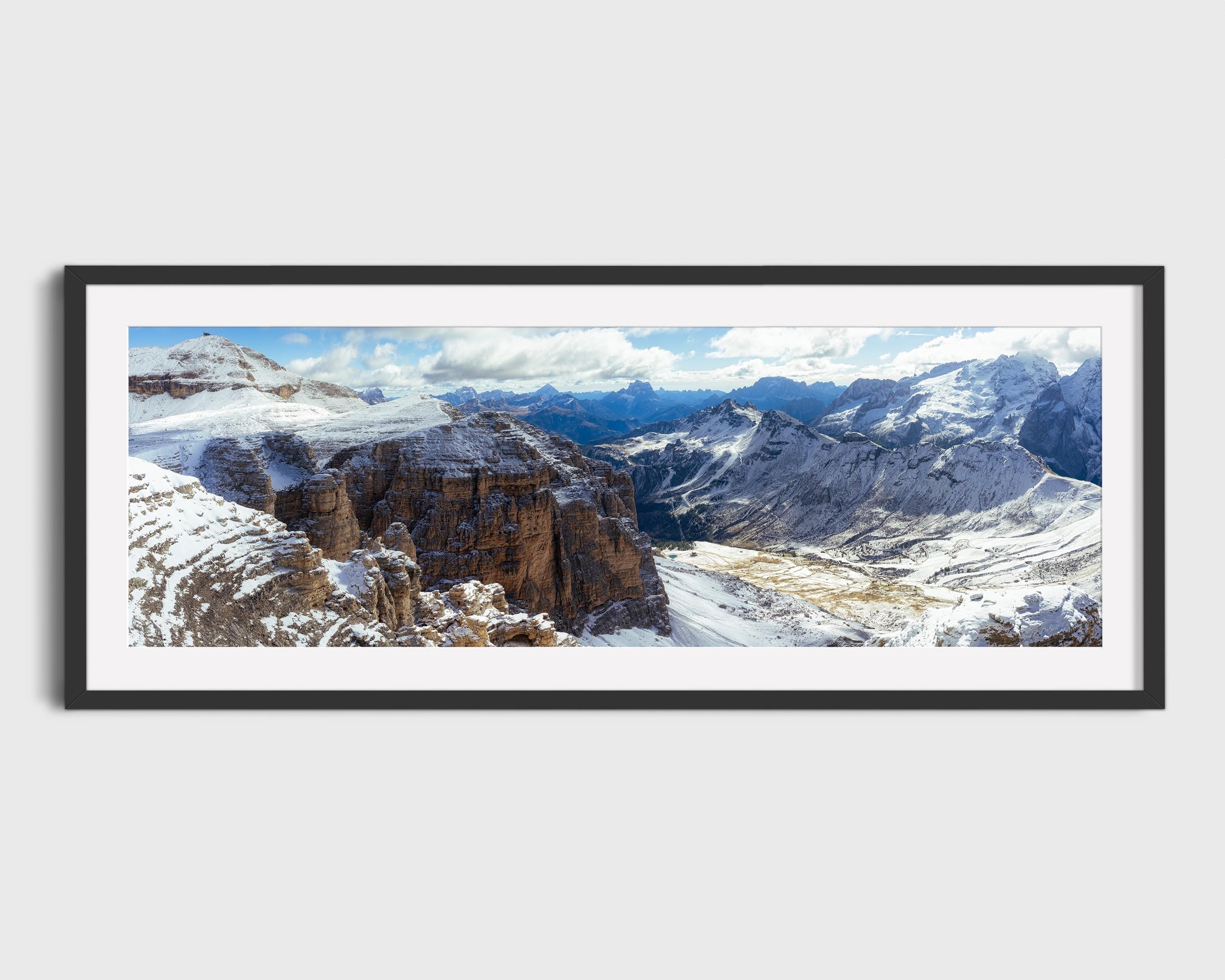 Dolomites Winter Panorama