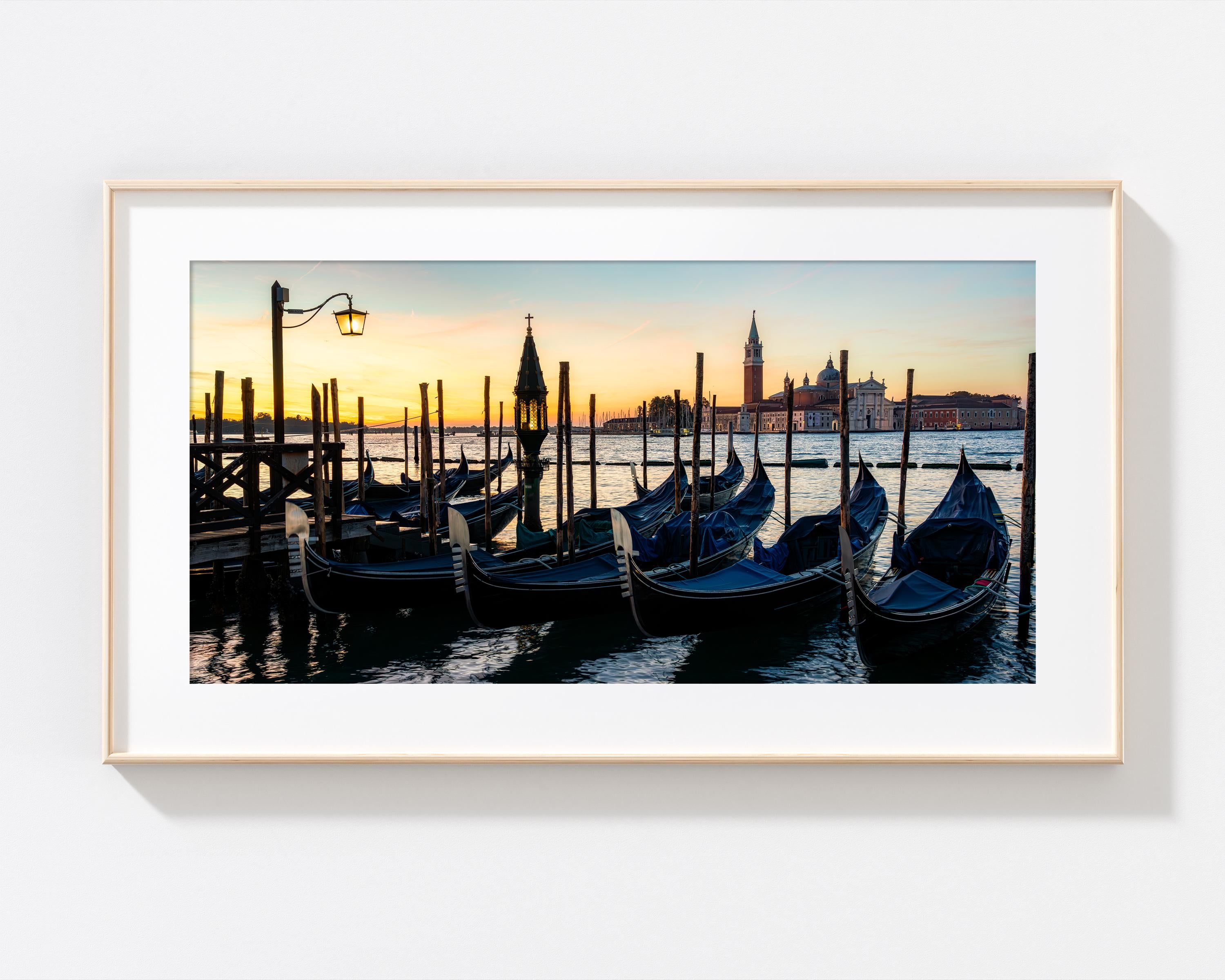 Venice Gondolas Sunrise