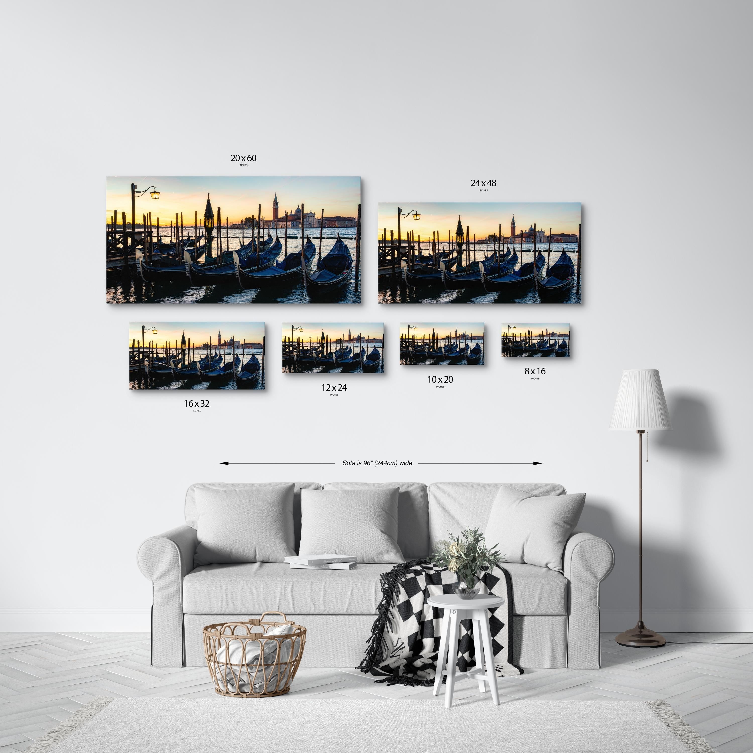 Venice Gondolas Sunrise