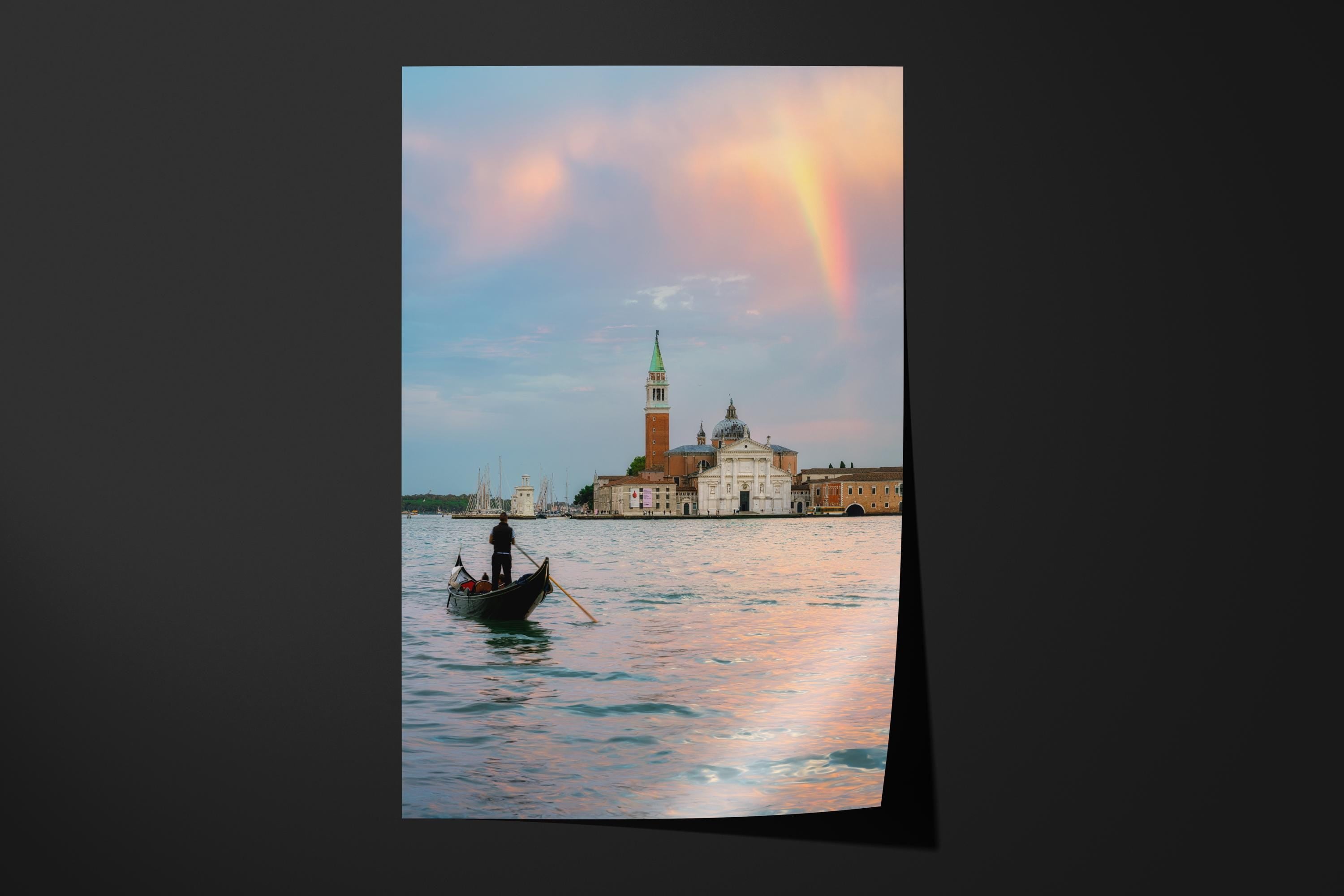 Venice Gondola Rainbow