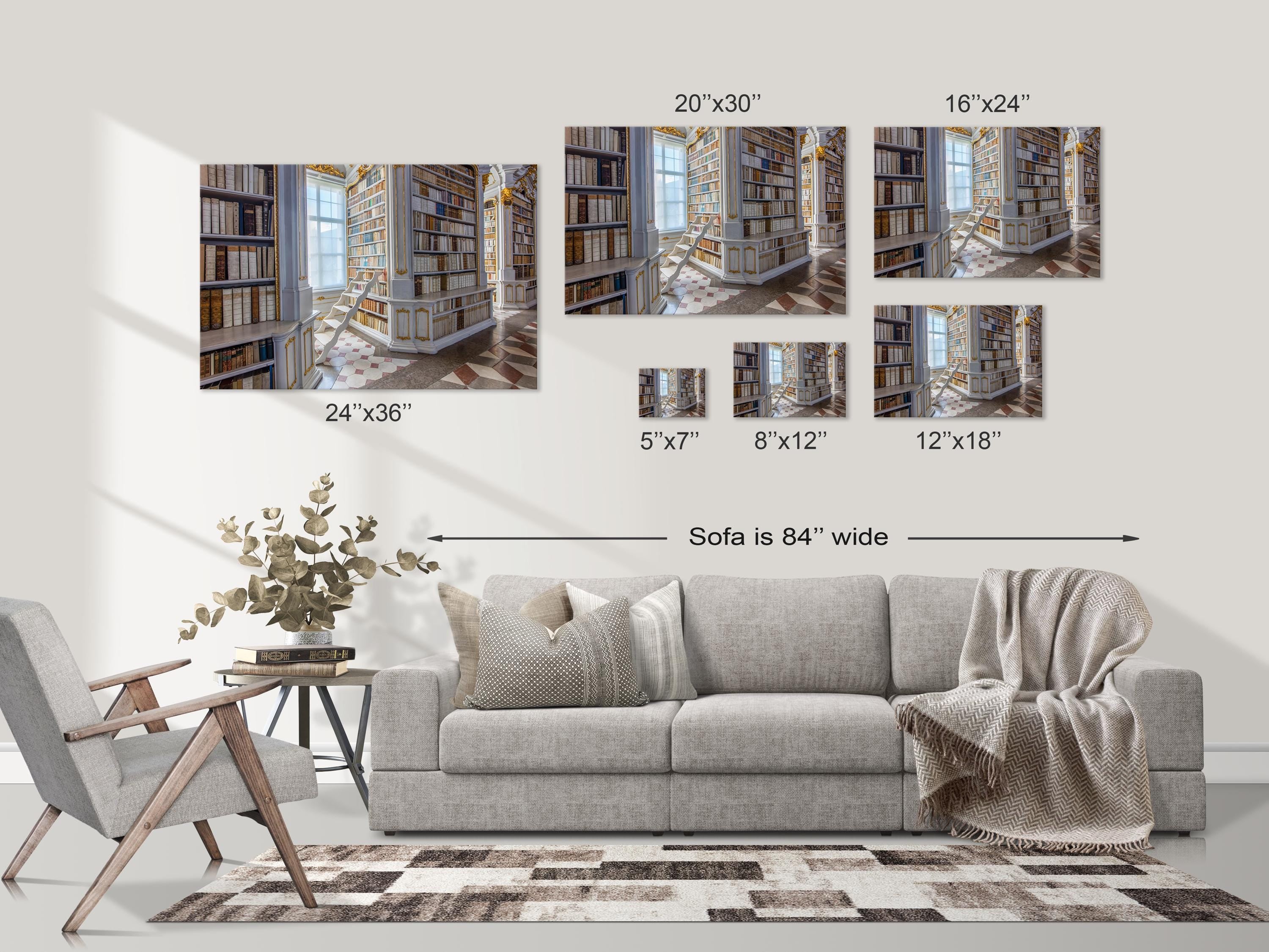 Baroque Abbey Library