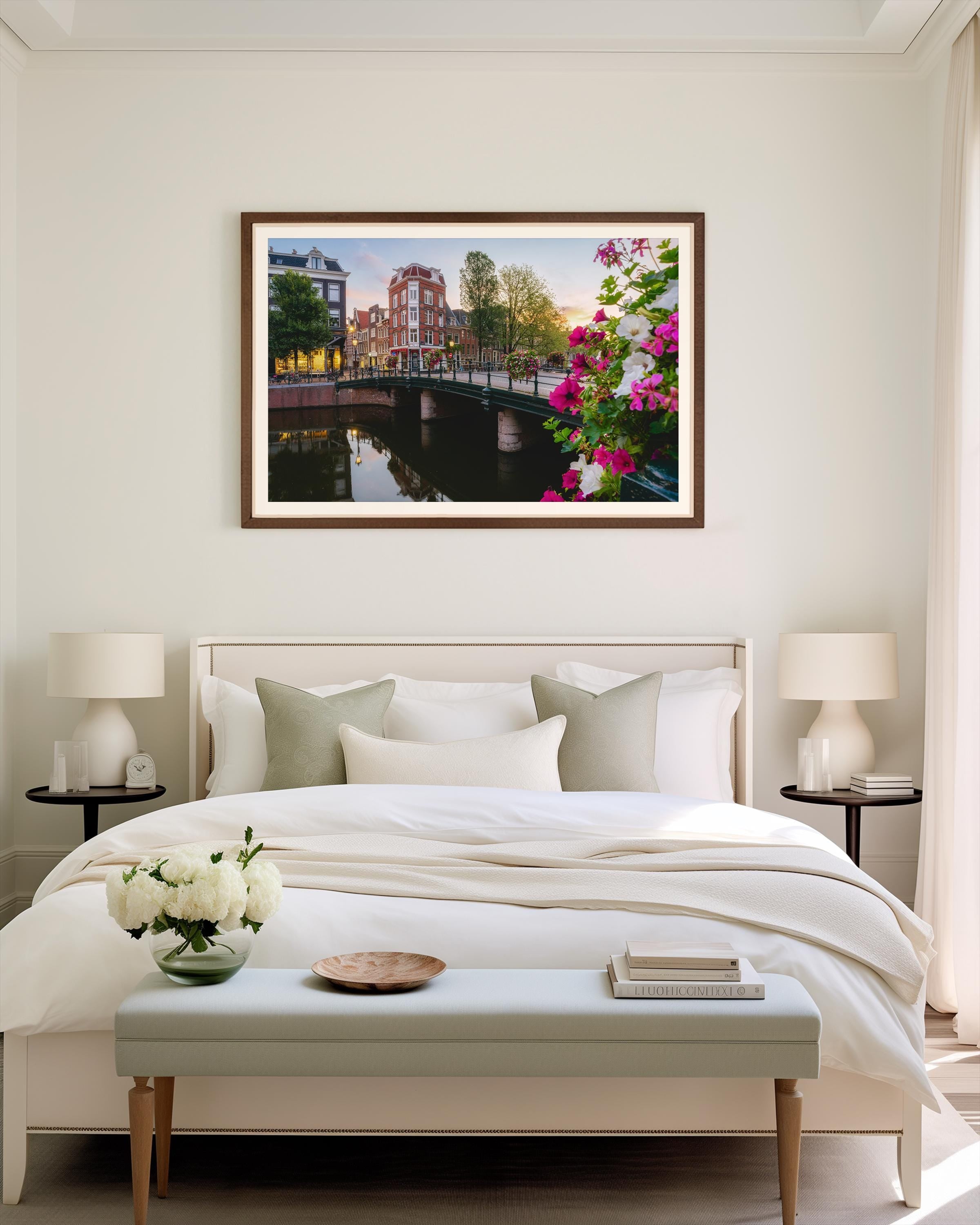 Amsterdam Canal at Sunrise