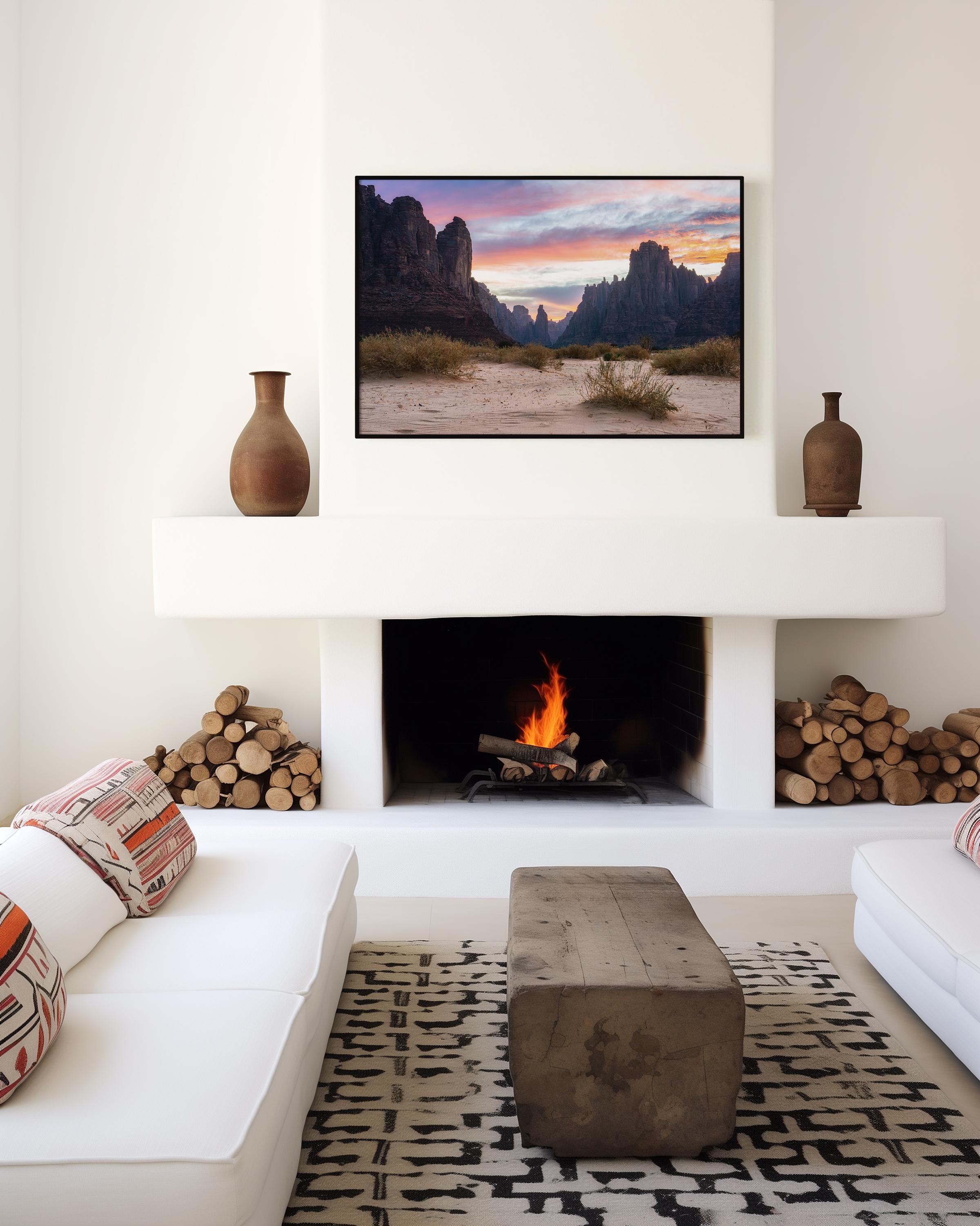 Sunset Desert Canyon
