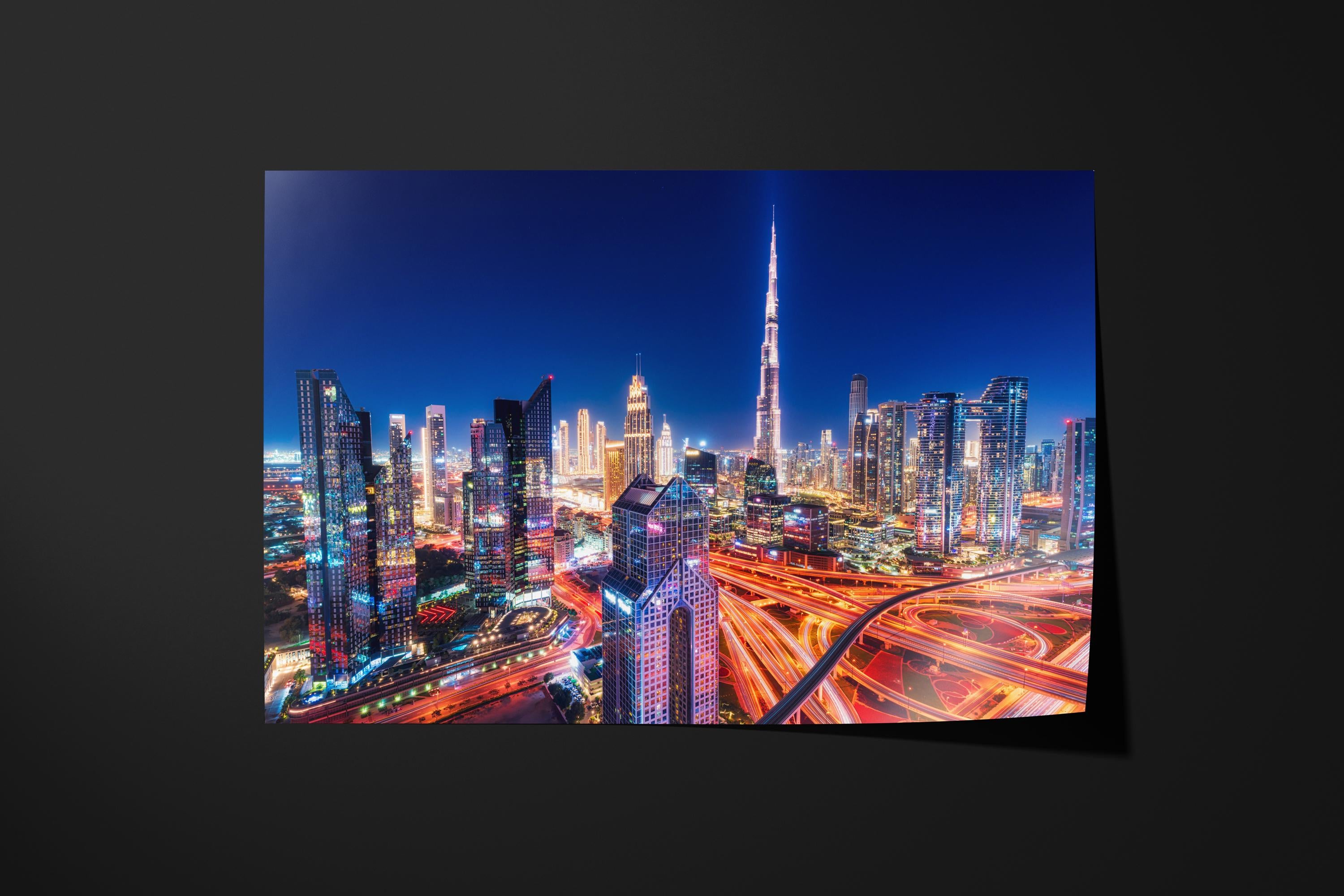 Dubai Skyline at Night