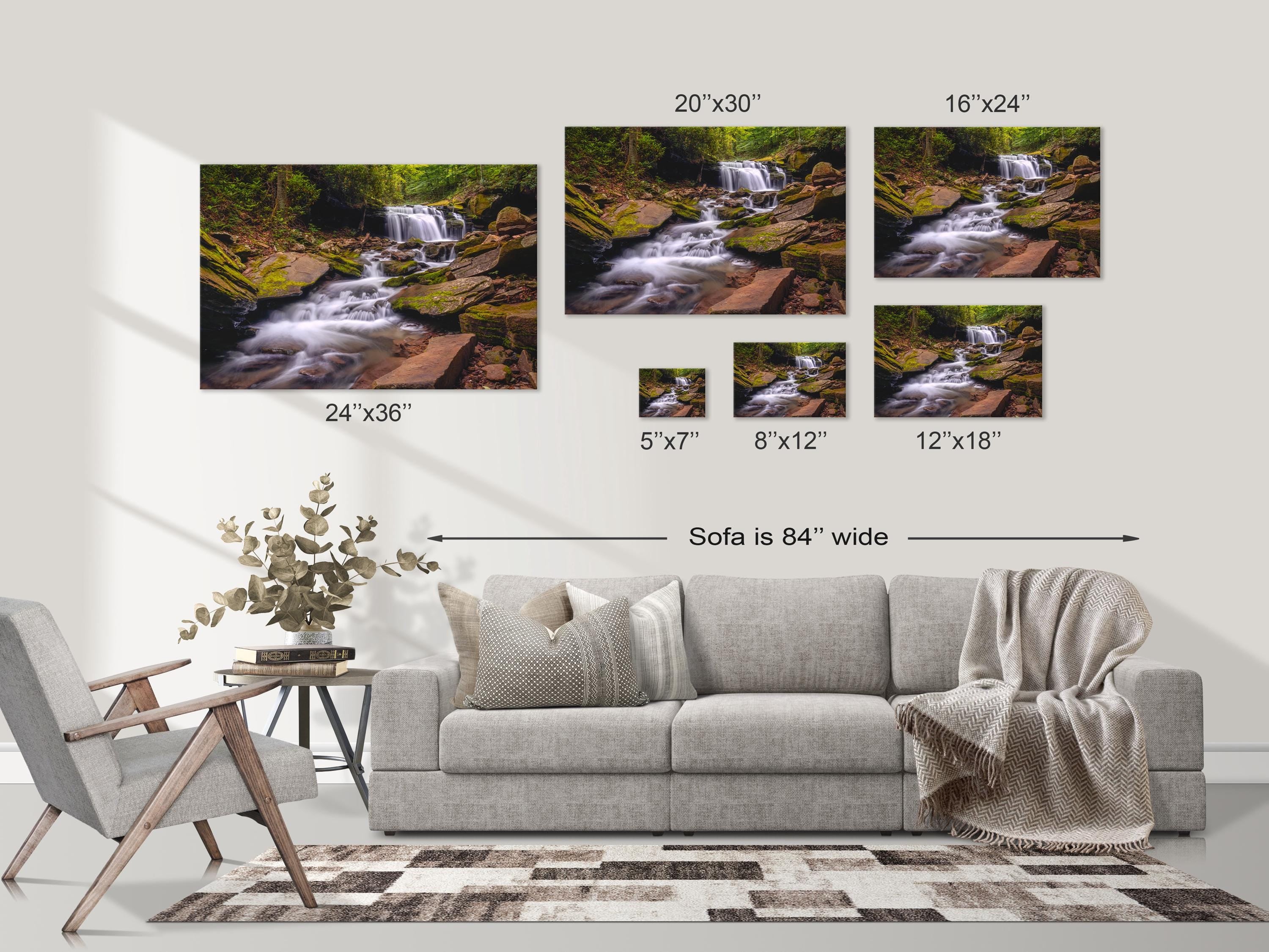 Mossy Forest Waterfall