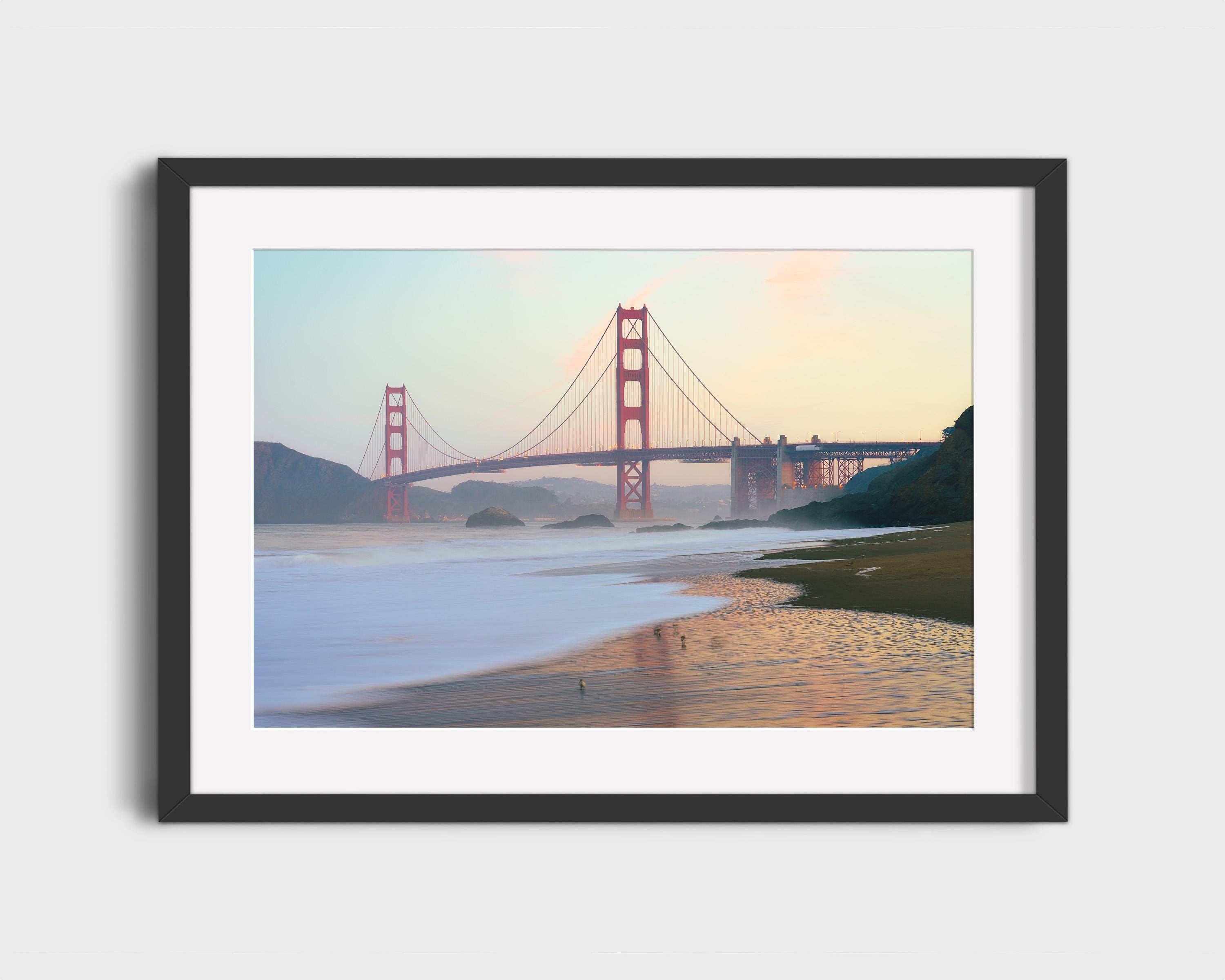 Golden Gate Bridge Misty Sunrise
