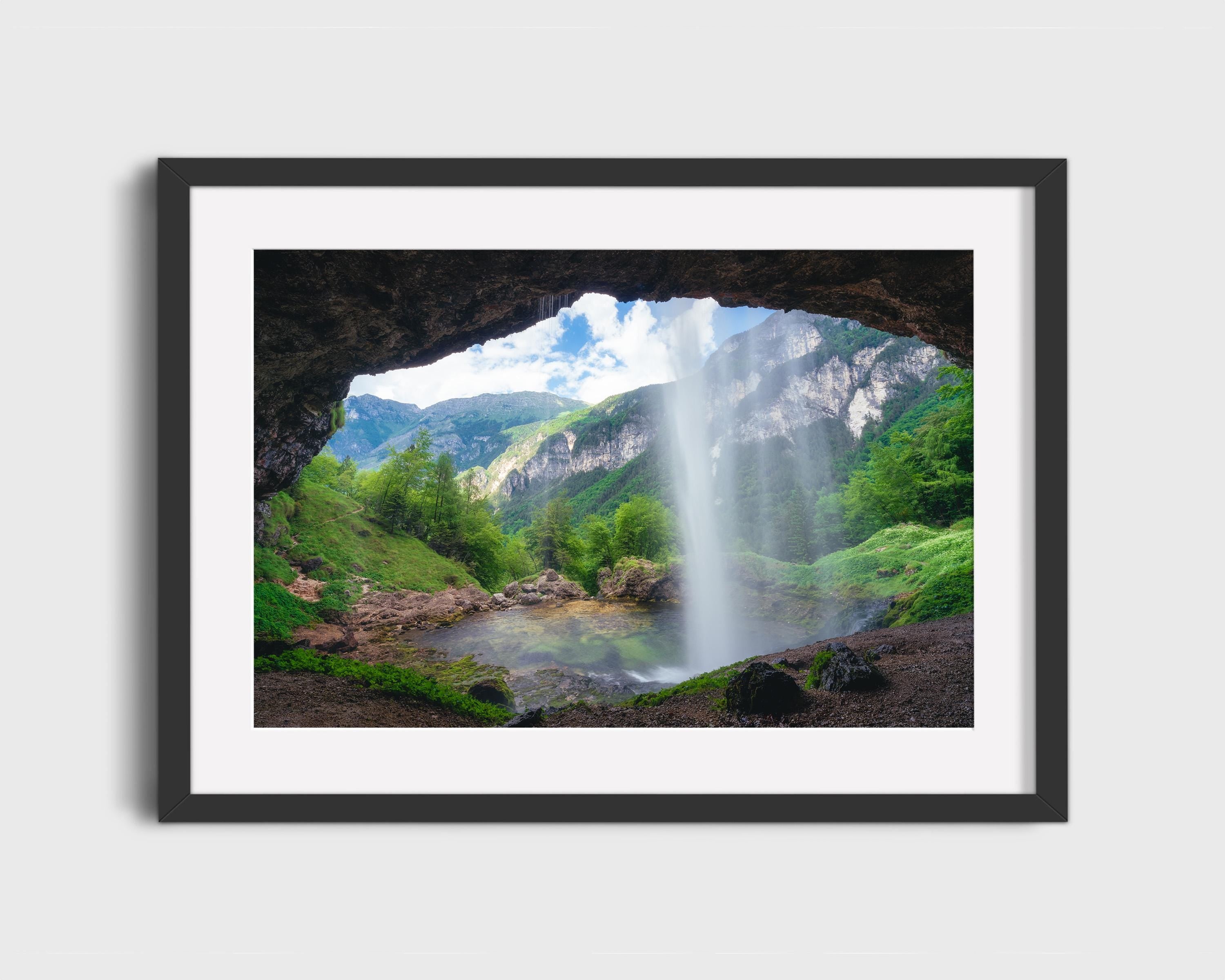 Goriuda Waterfall Cave View