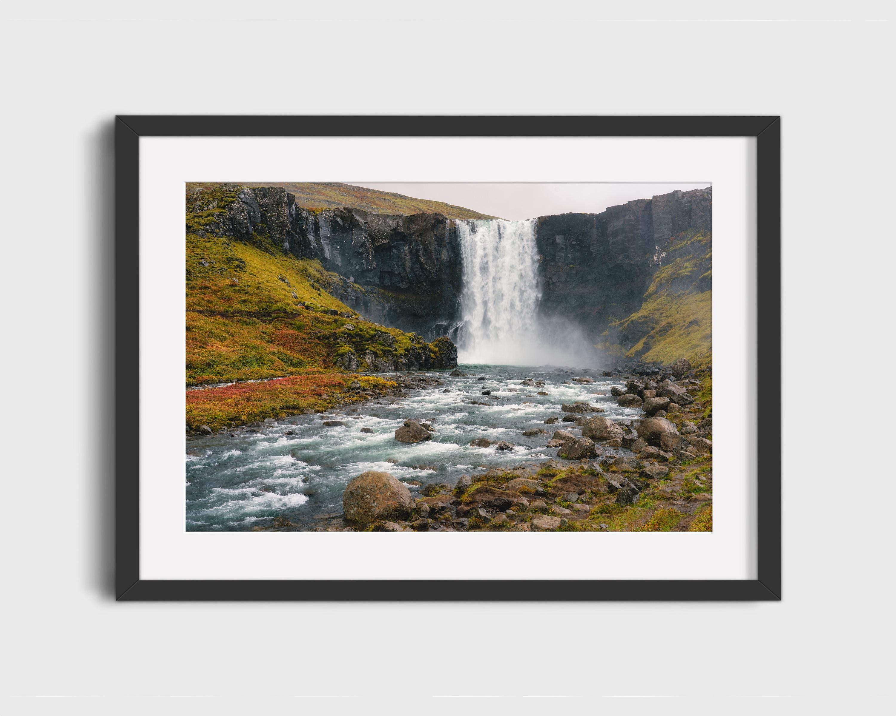 Gufufoss Waterfall