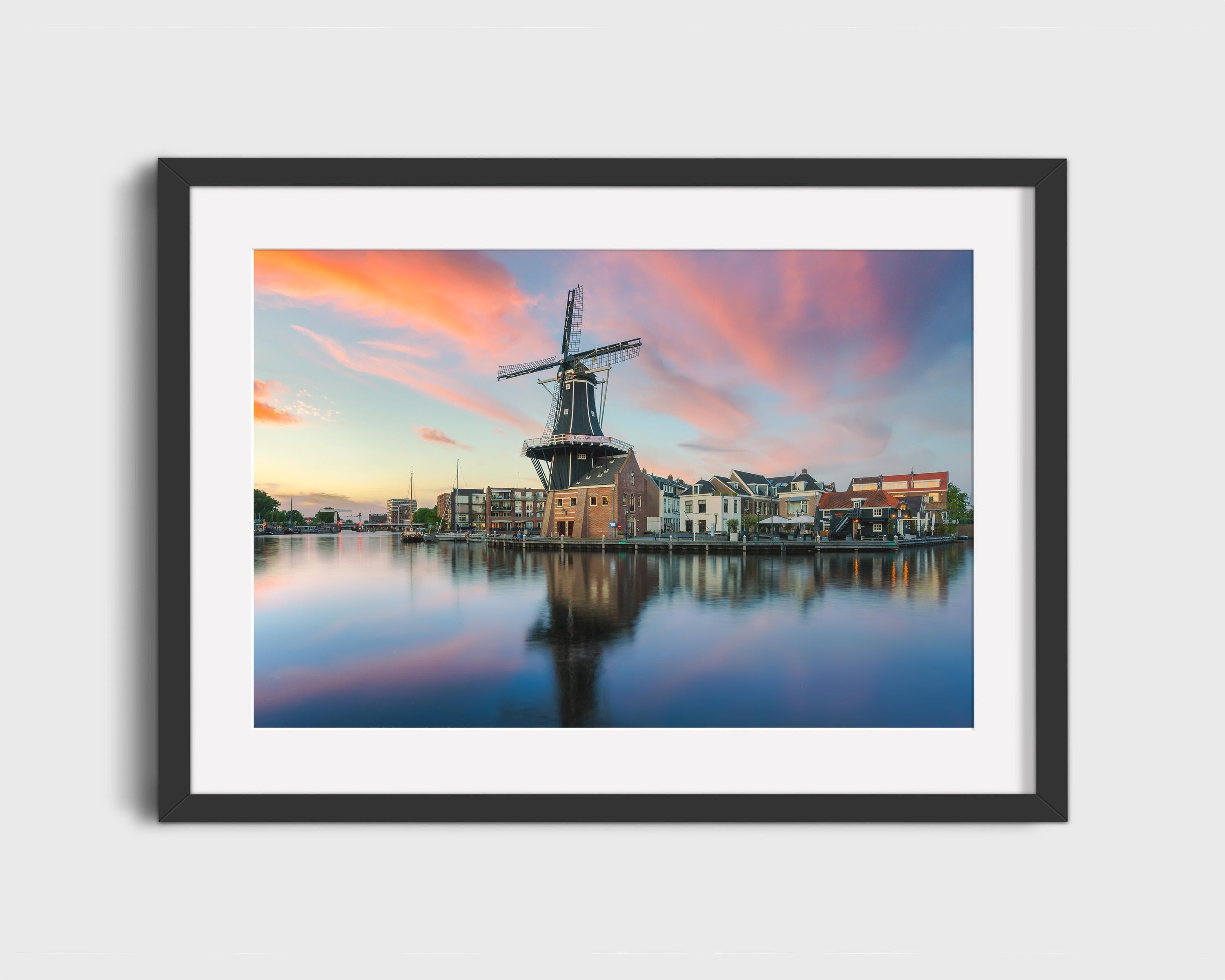 Haarlem Windmill Sunset
