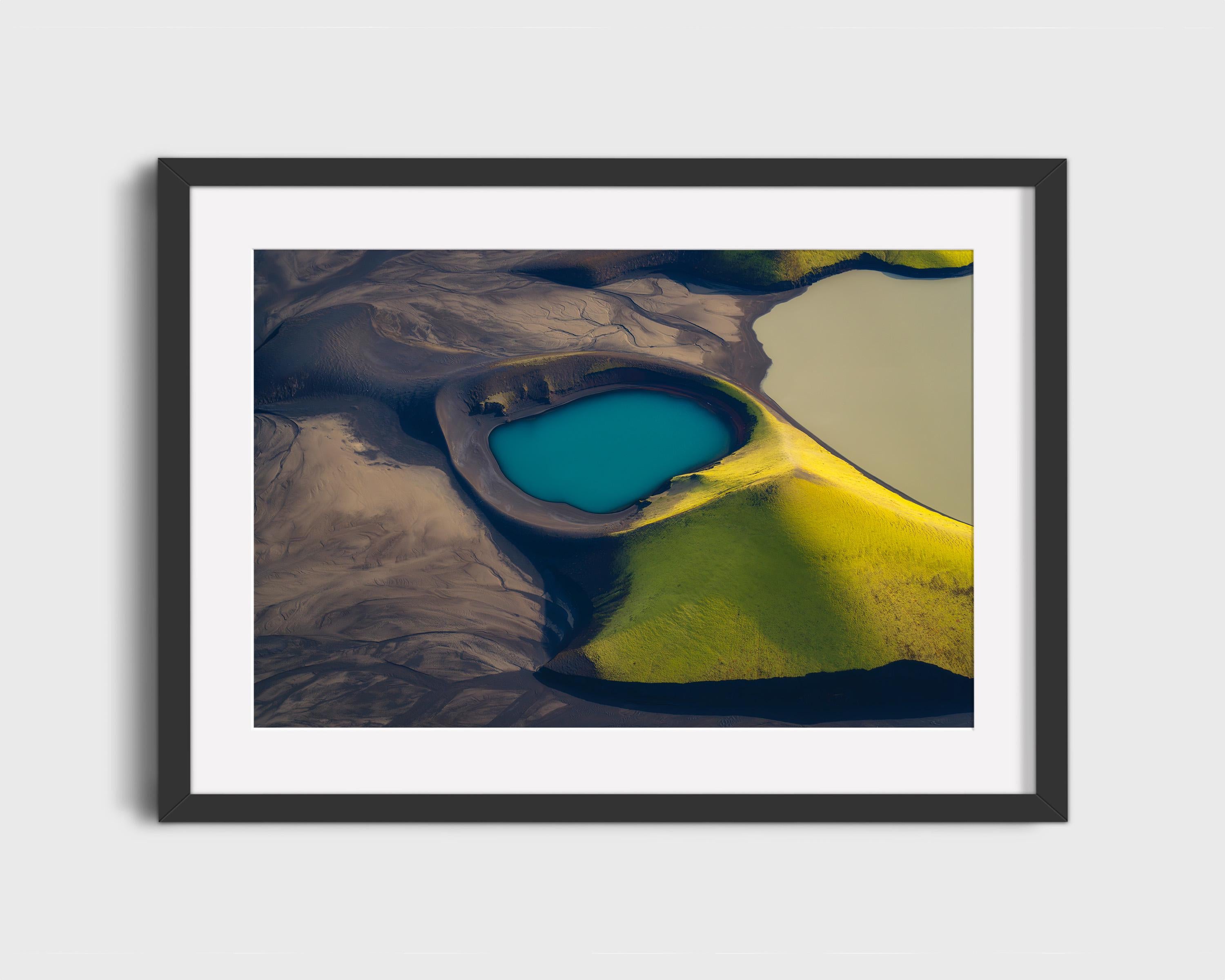 Iceland Aerial Crater Lake