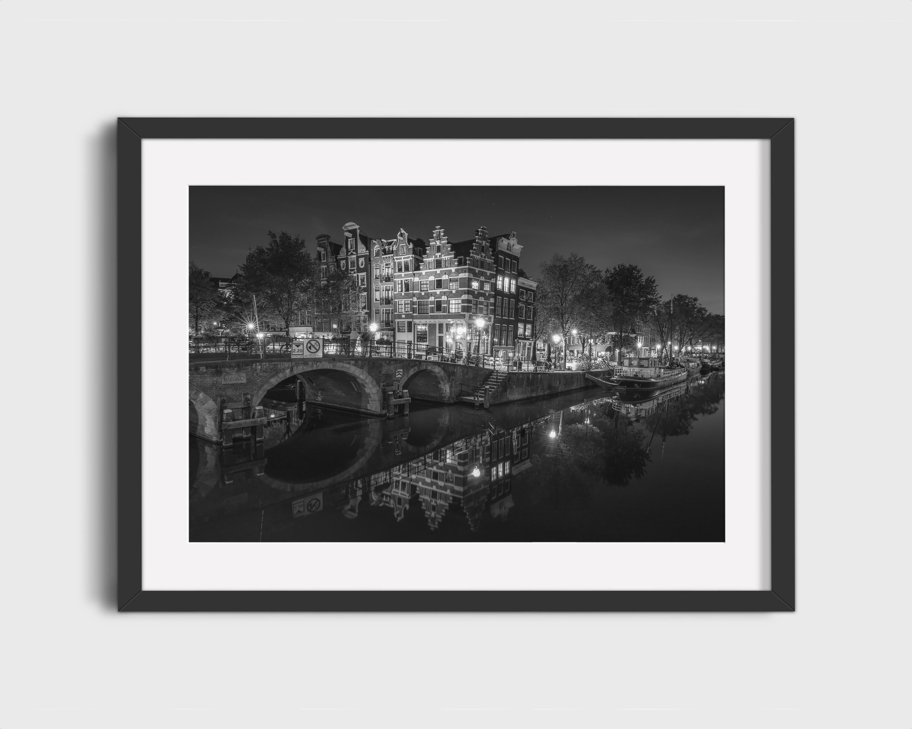 Amsterdam Canal at Night