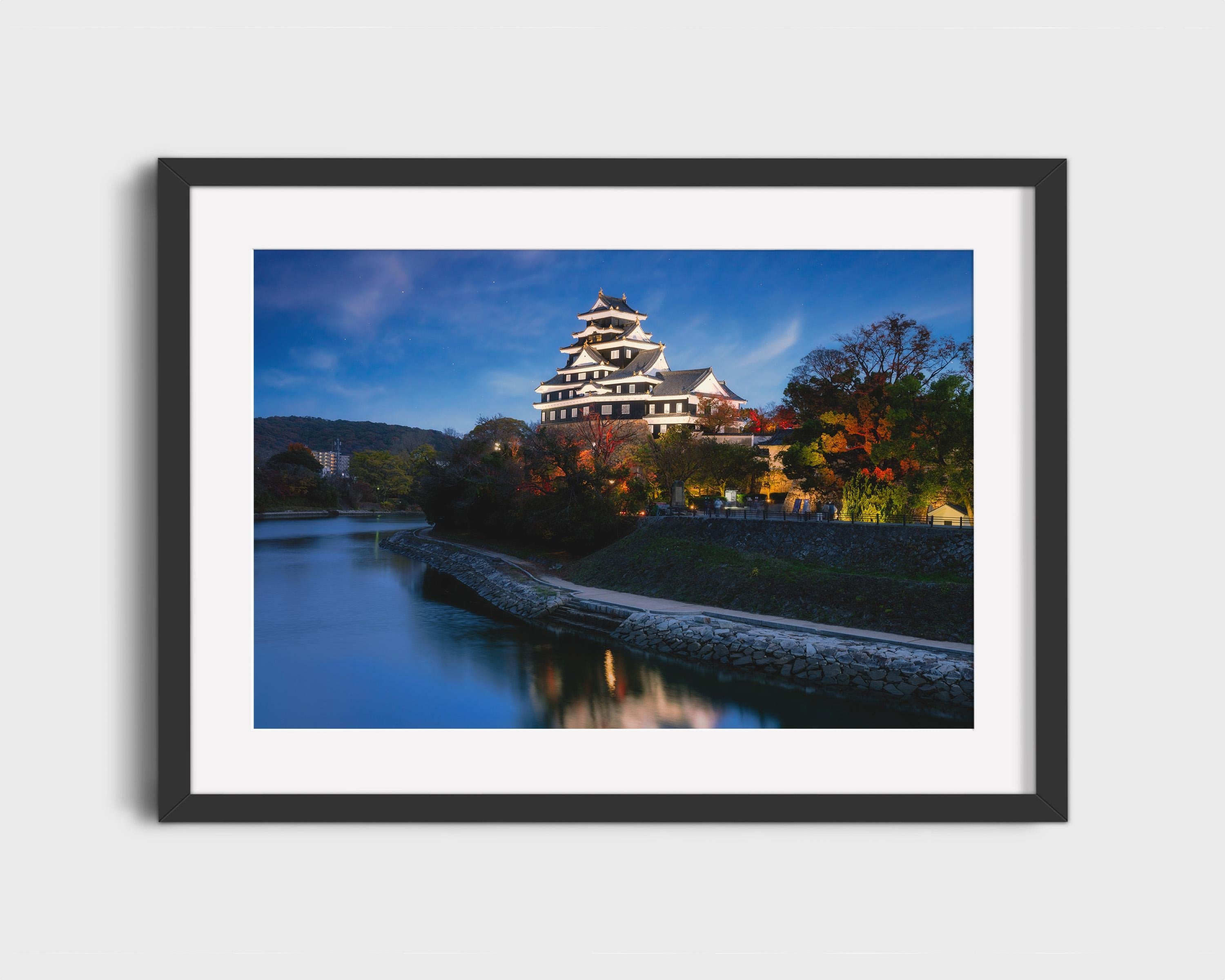 Okayama Castle at Dusk