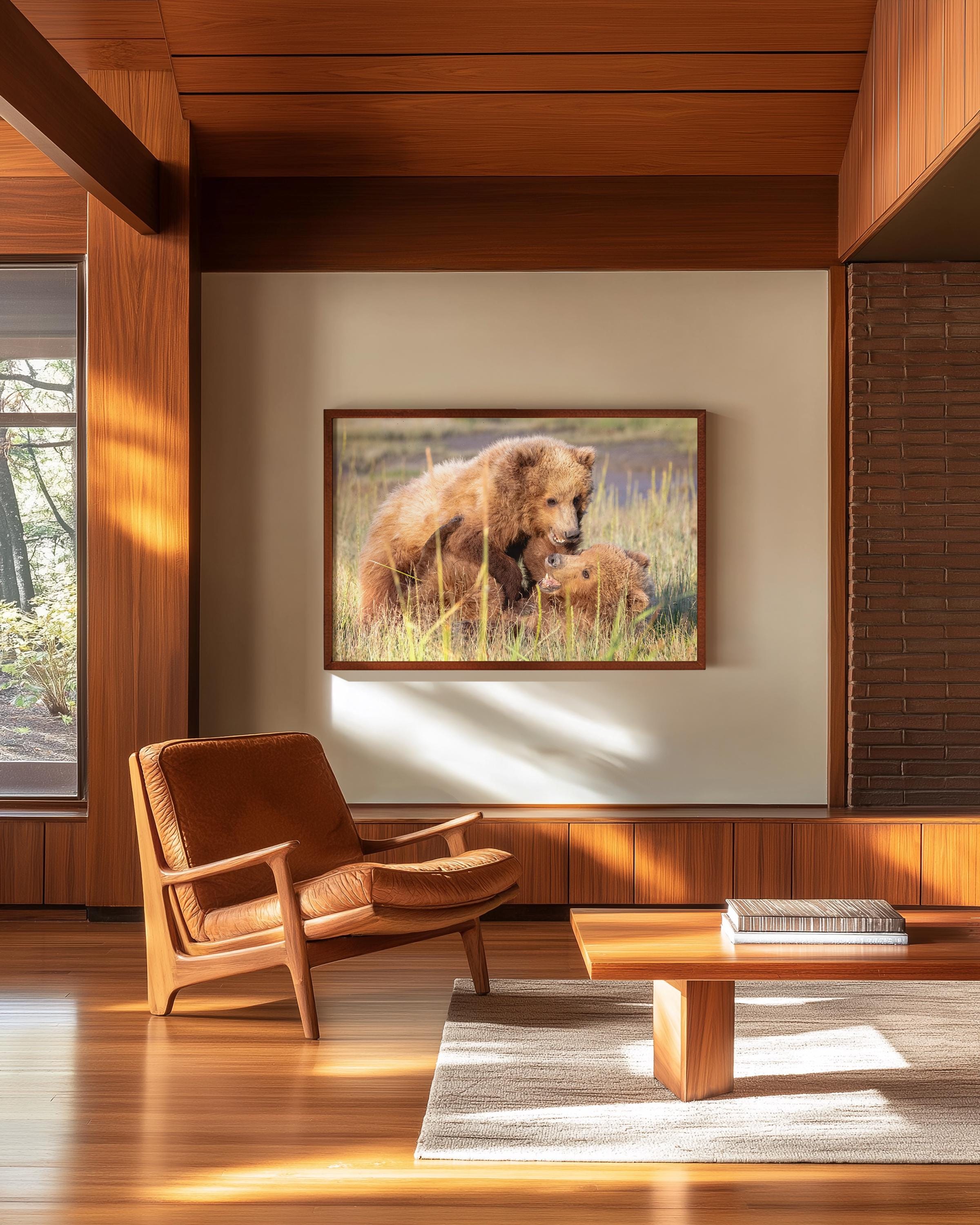Playful Bear Cubs