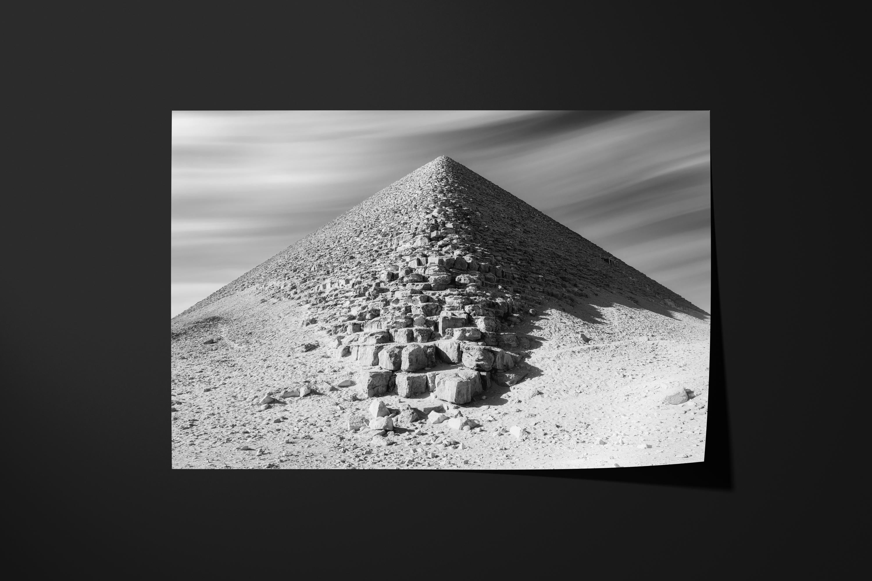Black and White Red Pyramid