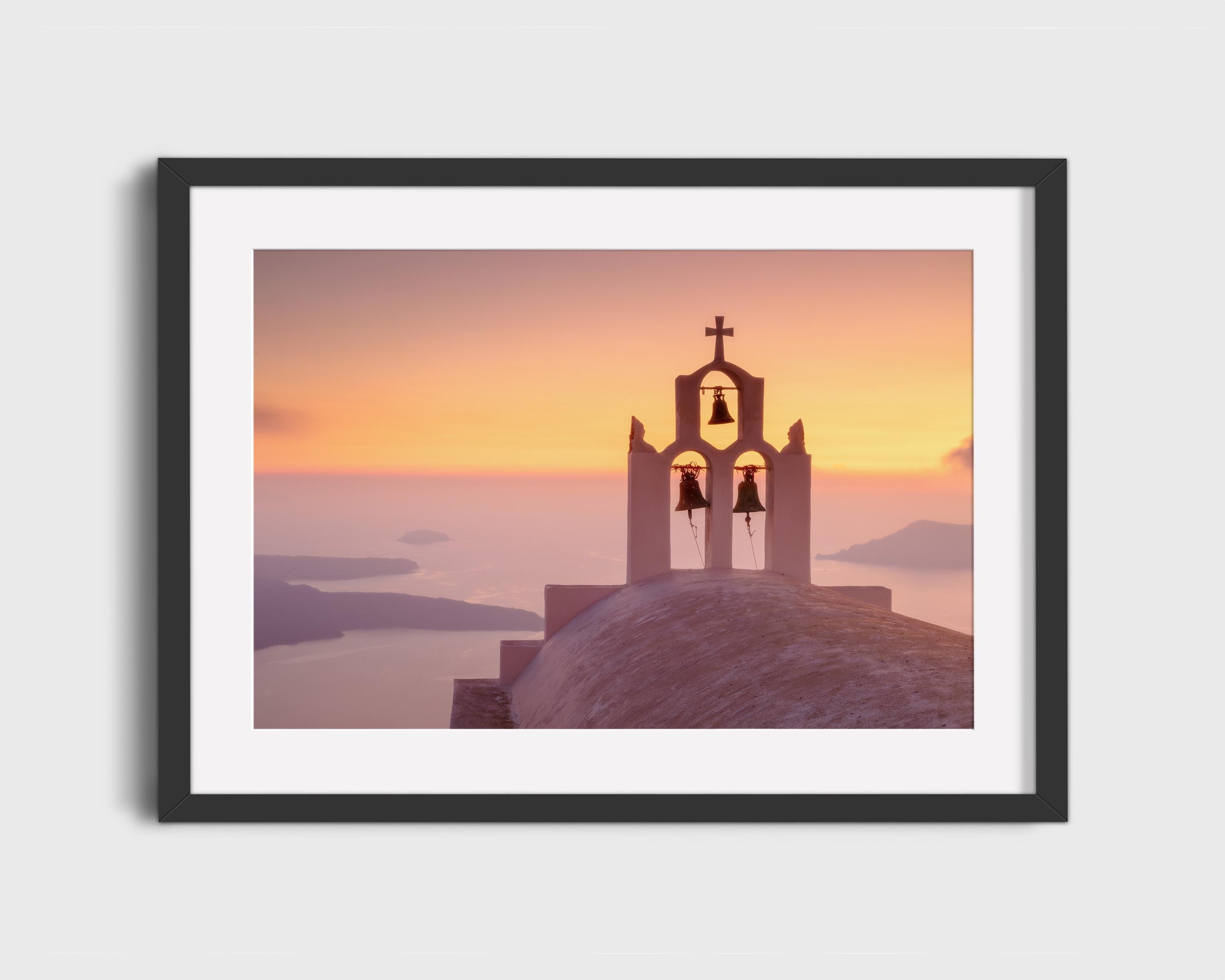 Santorini Church Bell Tower Sunset