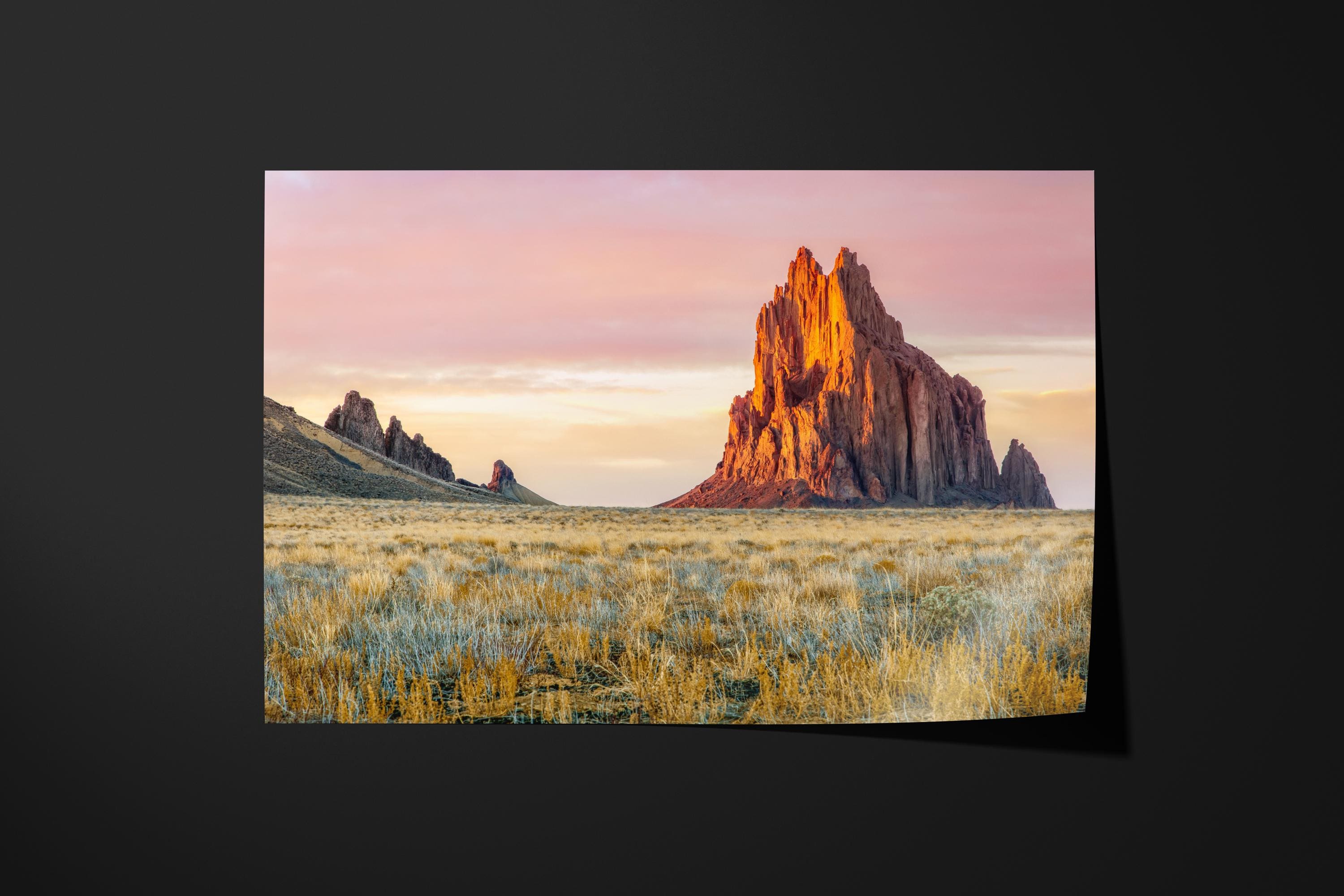 Shiprock Sunset