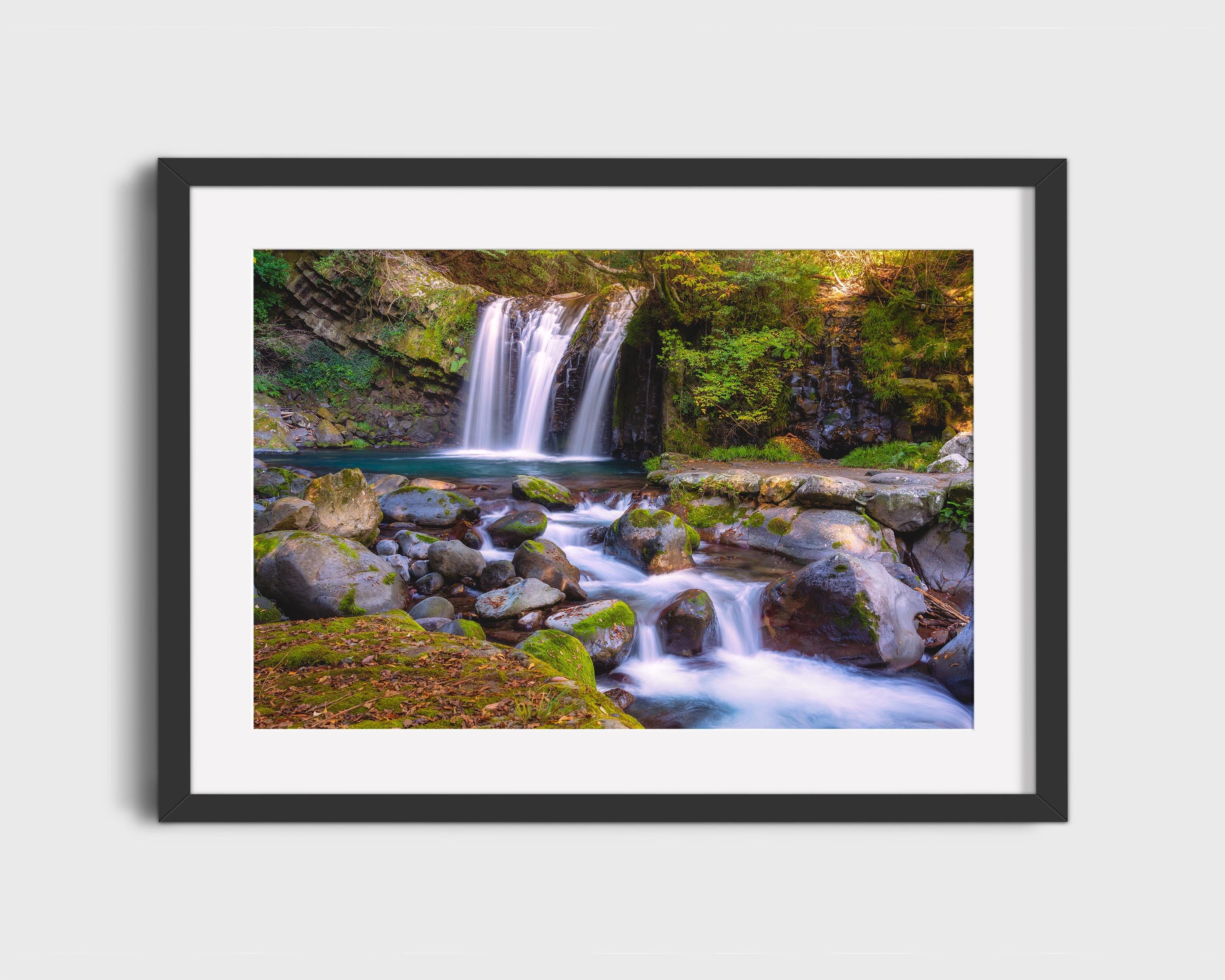 Tranquil Forest Waterfall