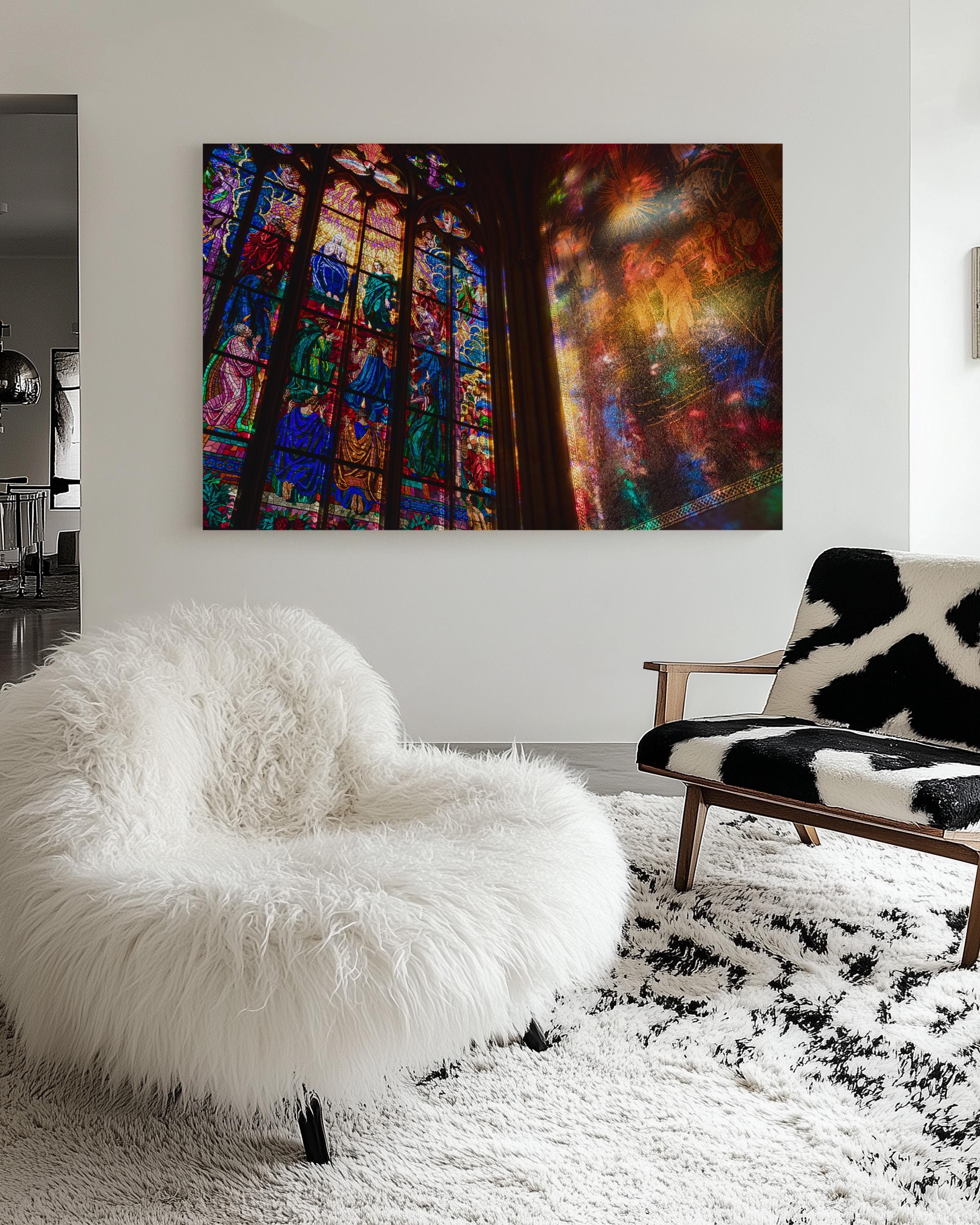 Stained Glass Cathedral Light