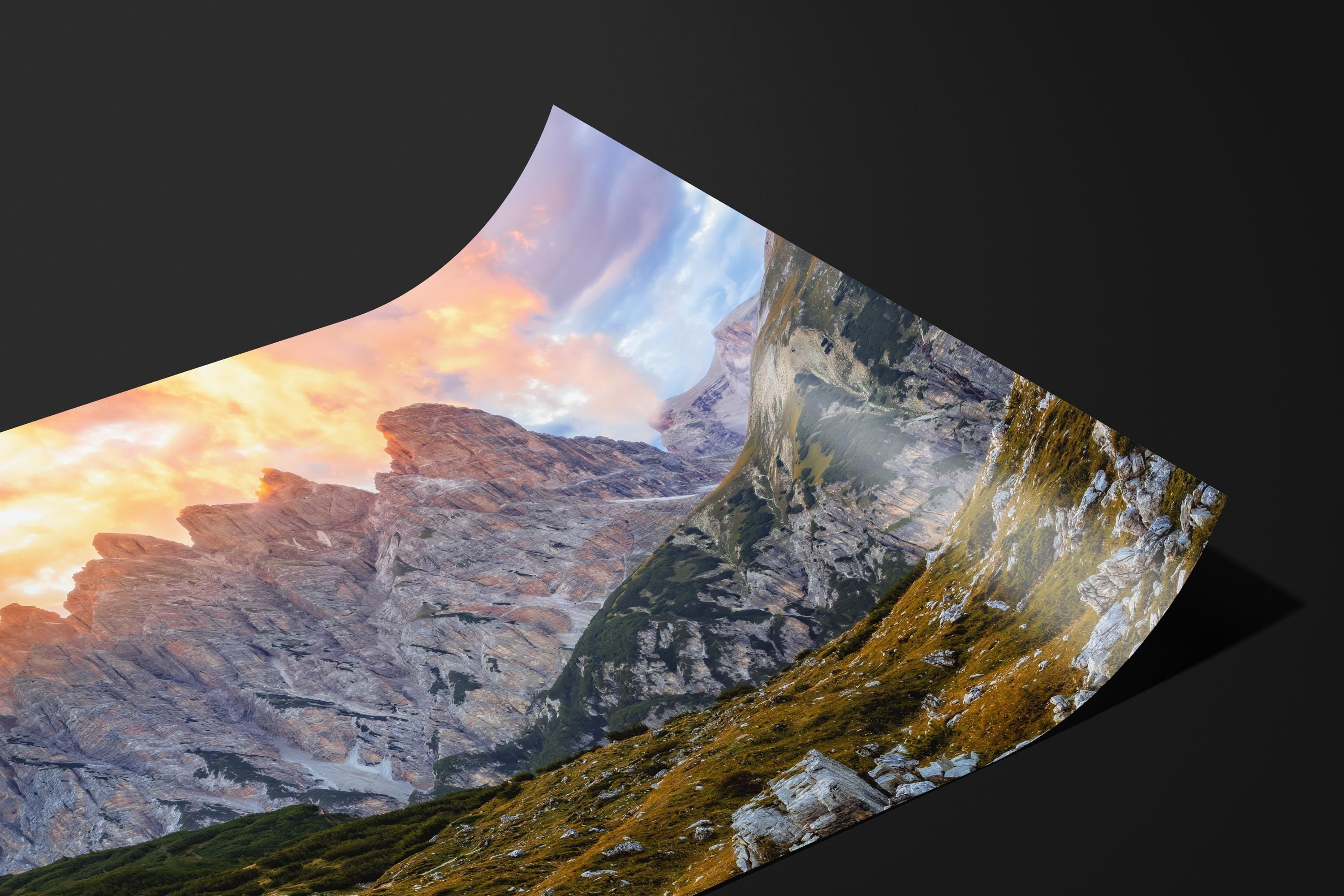 Fiery Dolomites Sunset