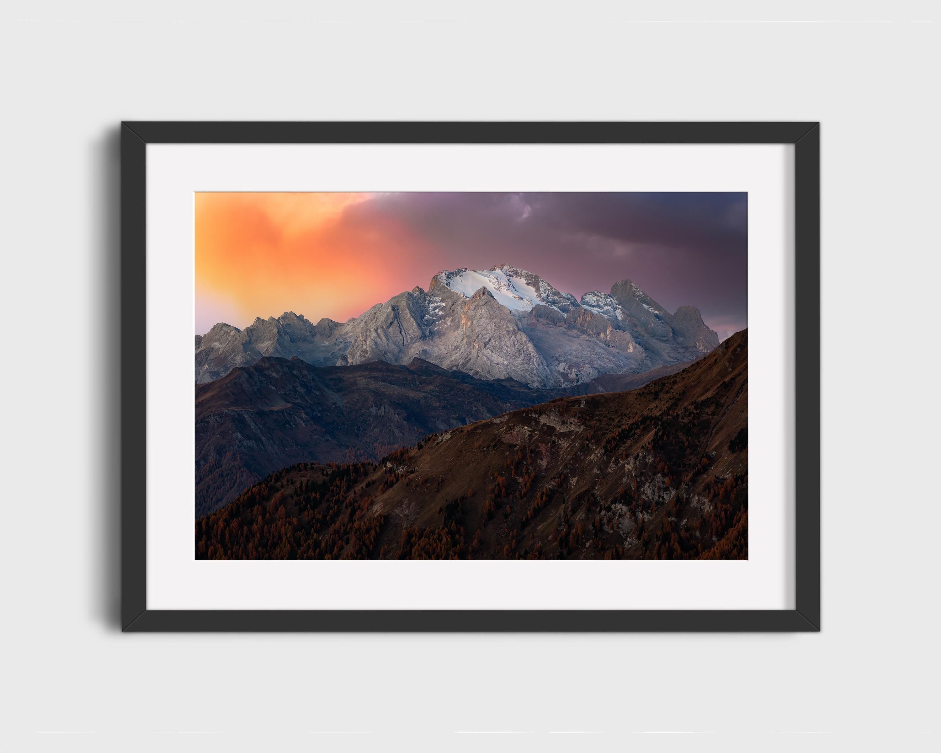 Dramatic Dolomites Sunset