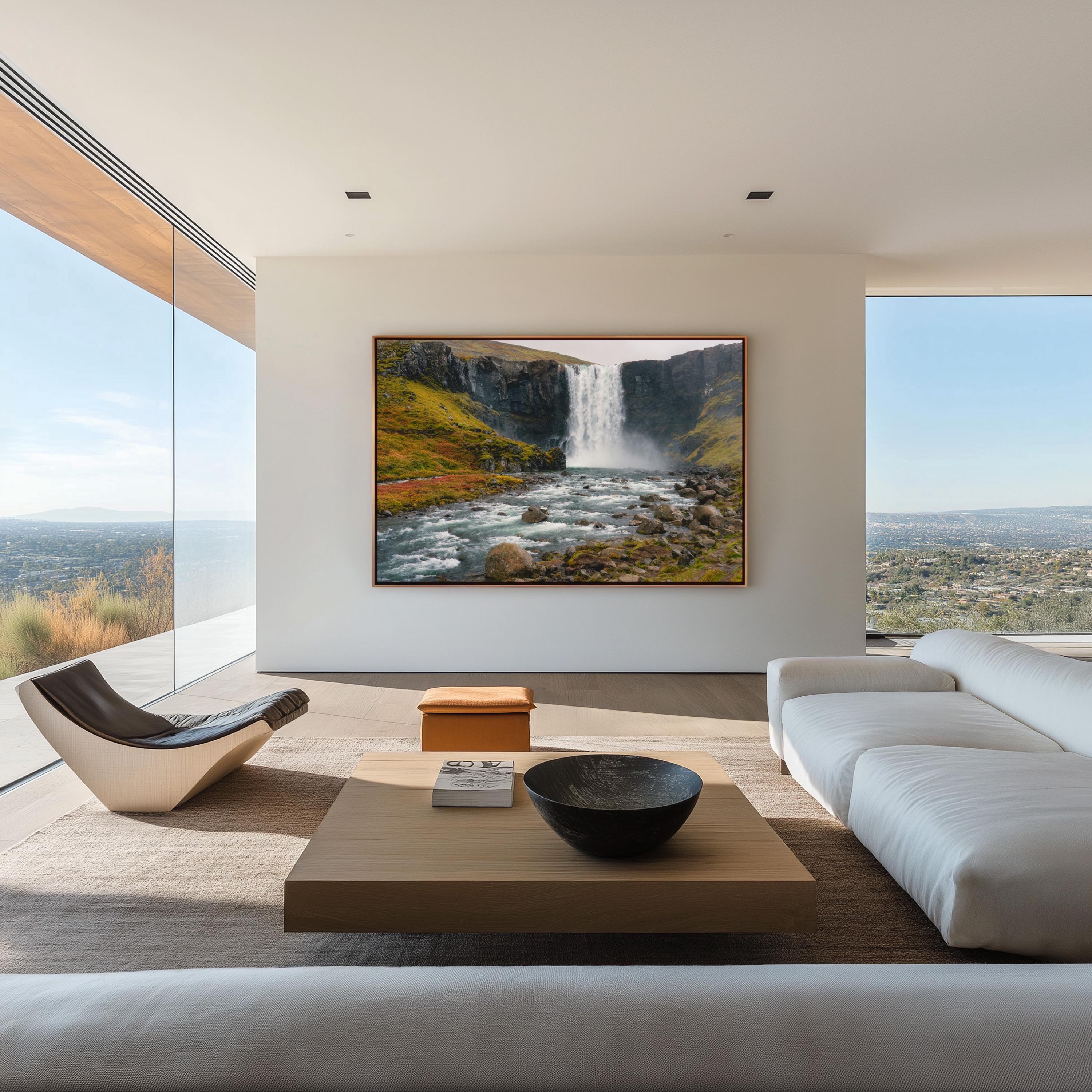 Gufufoss Waterfall