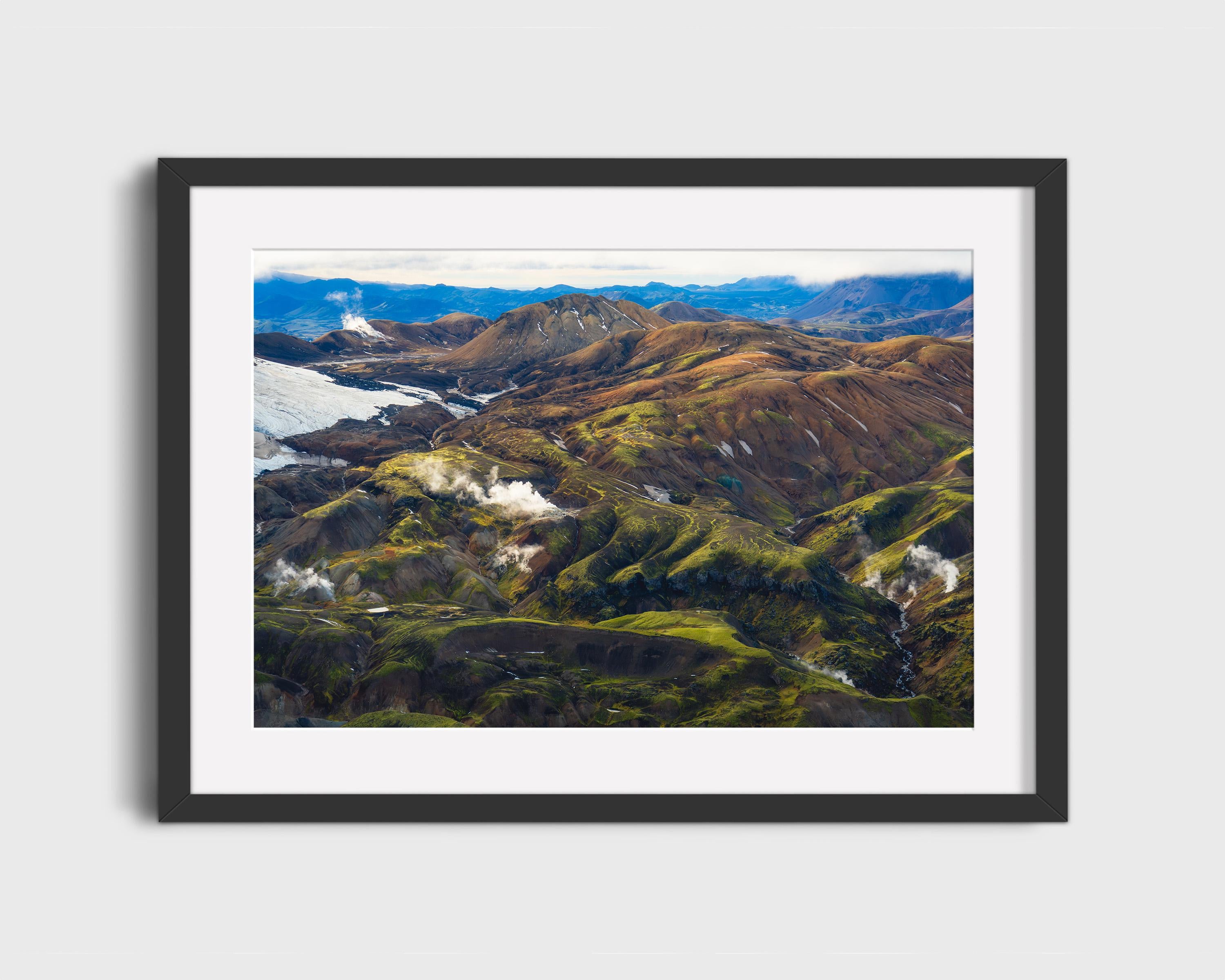 Iceland Highlands Aerial Above