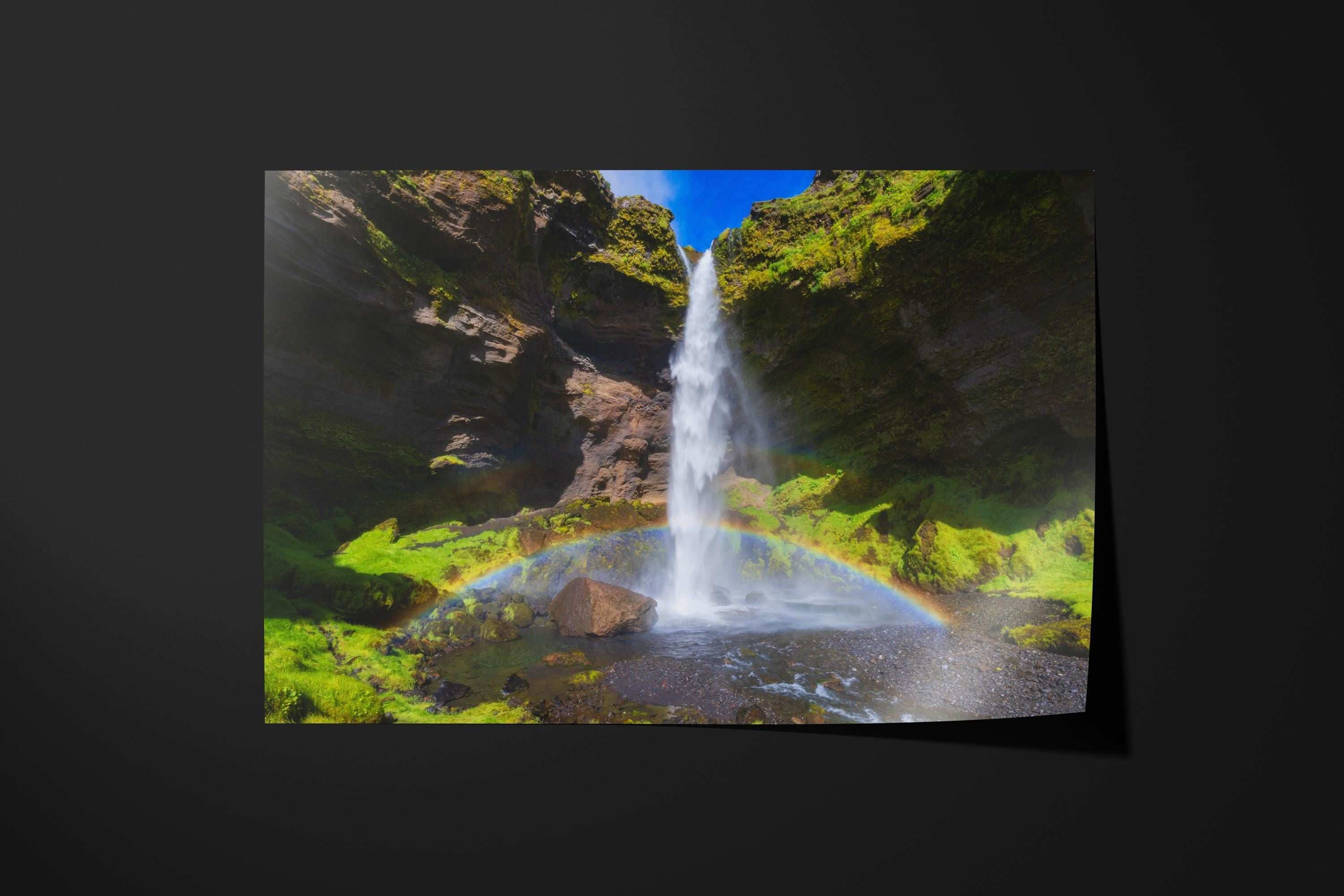 Kvernufoss Iceland Waterfall