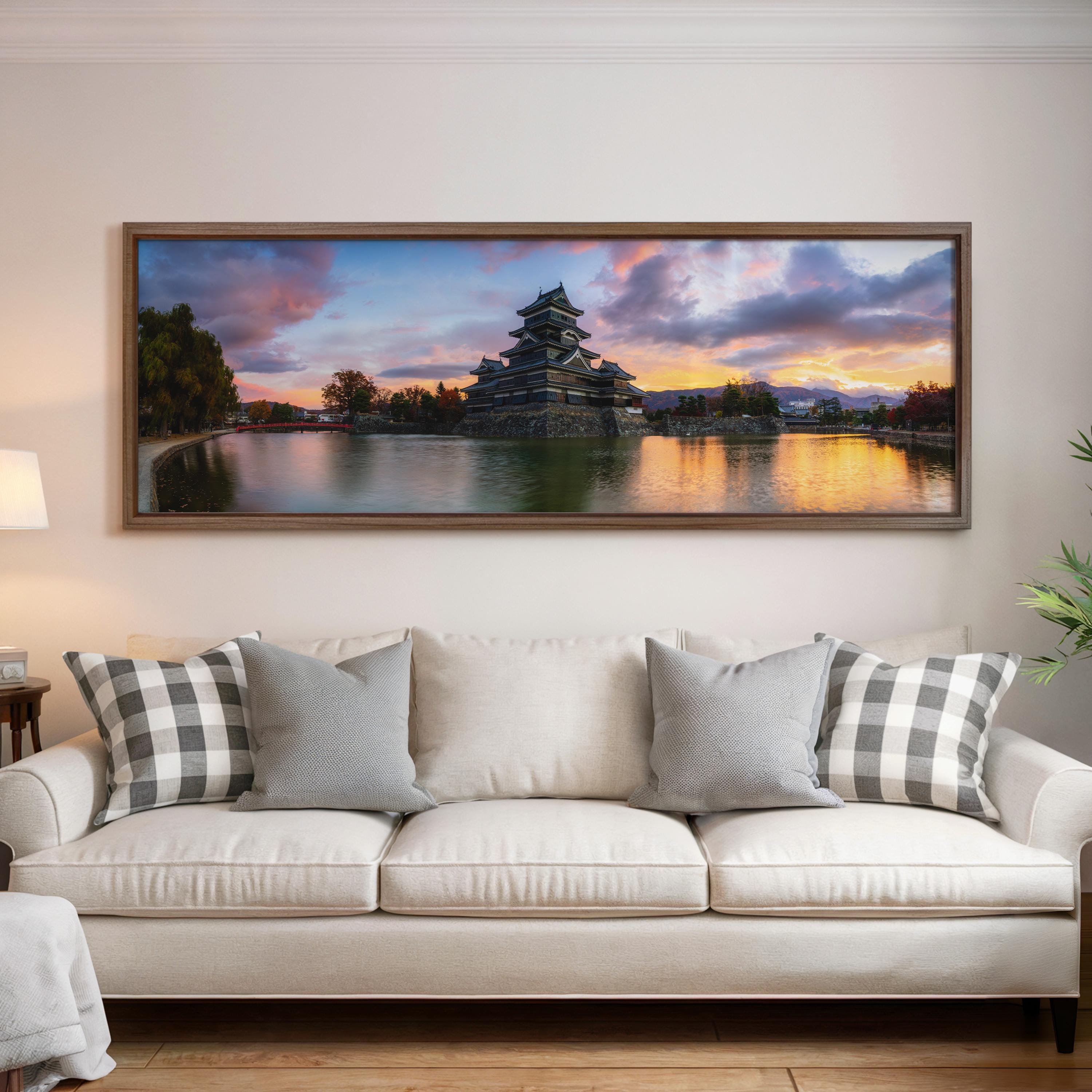 Matsumoto Castle Sunset Panorama