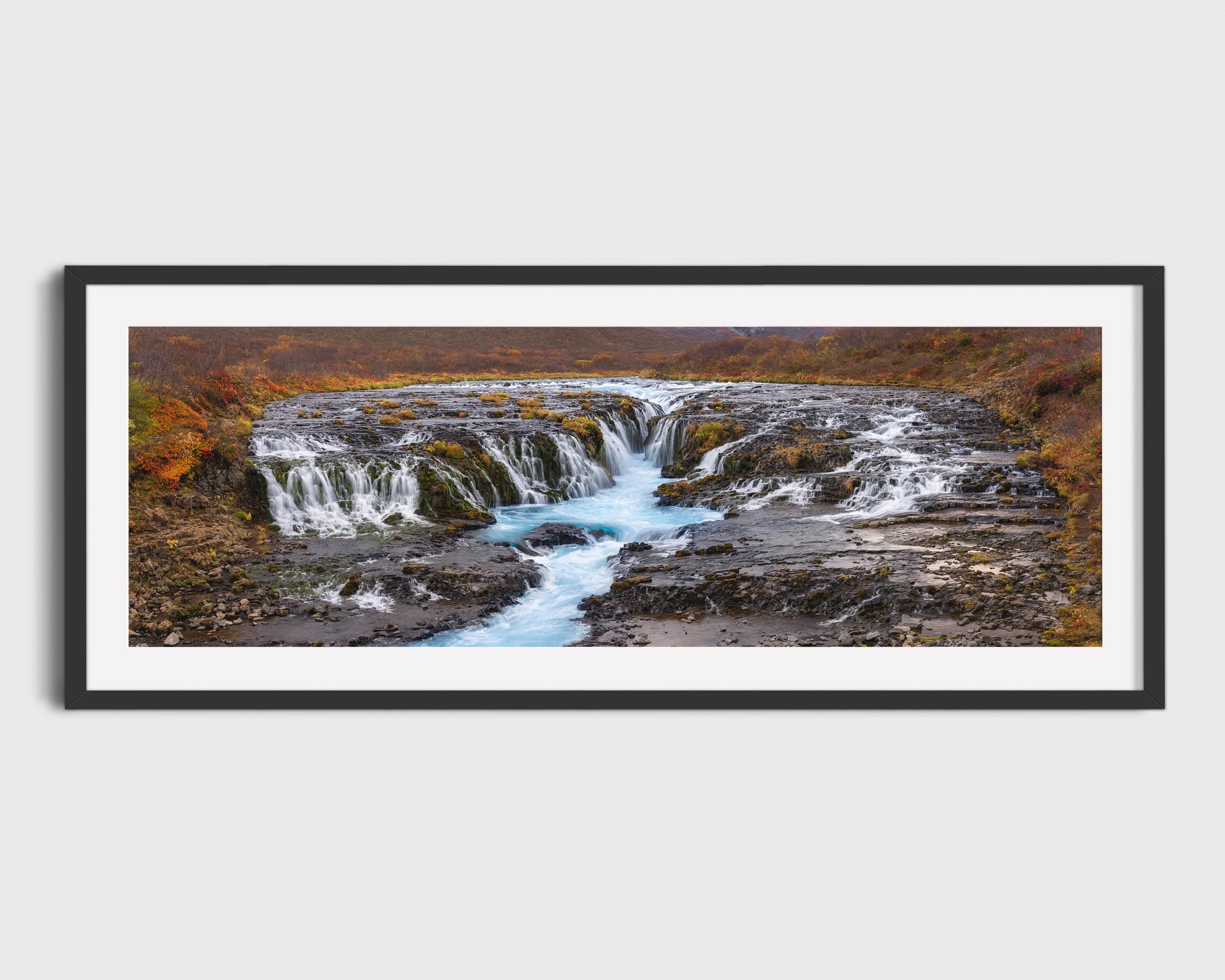 Bruarárfoss Iceland Waterfall