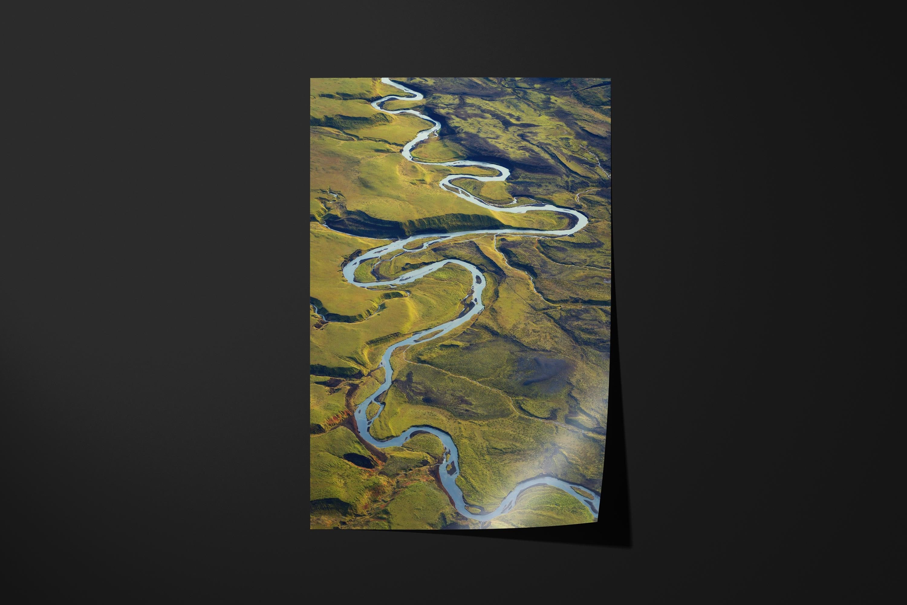 Meandering River Aerial