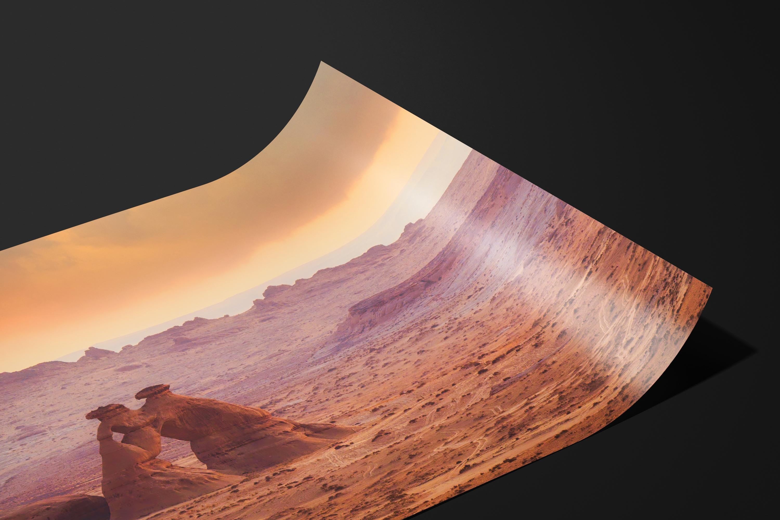 Sunset Over Mahajah Rocks – AlUla Desert