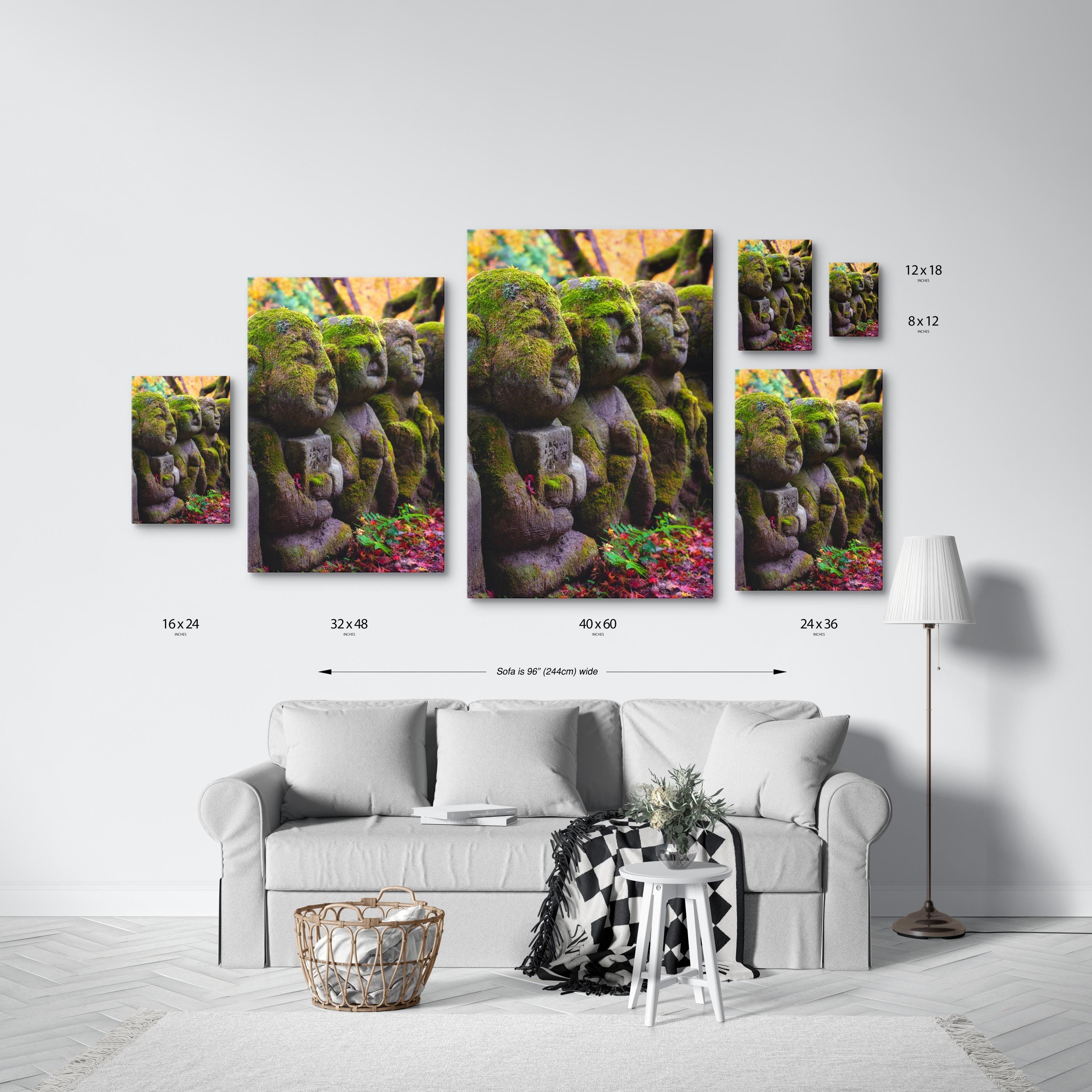 Mossy Buddha Statues